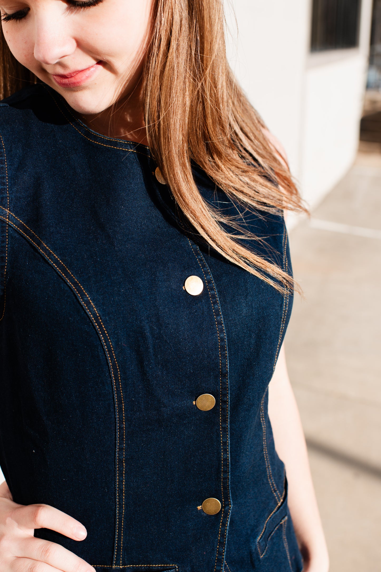 Susan Denim Vest