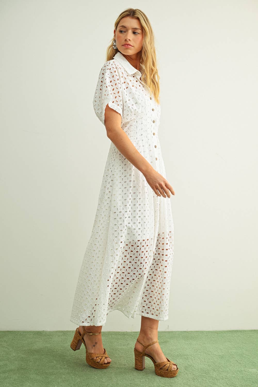Eileen Eyelet Dress
