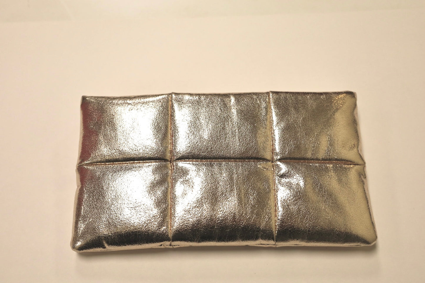 Metallic Puff Clutch