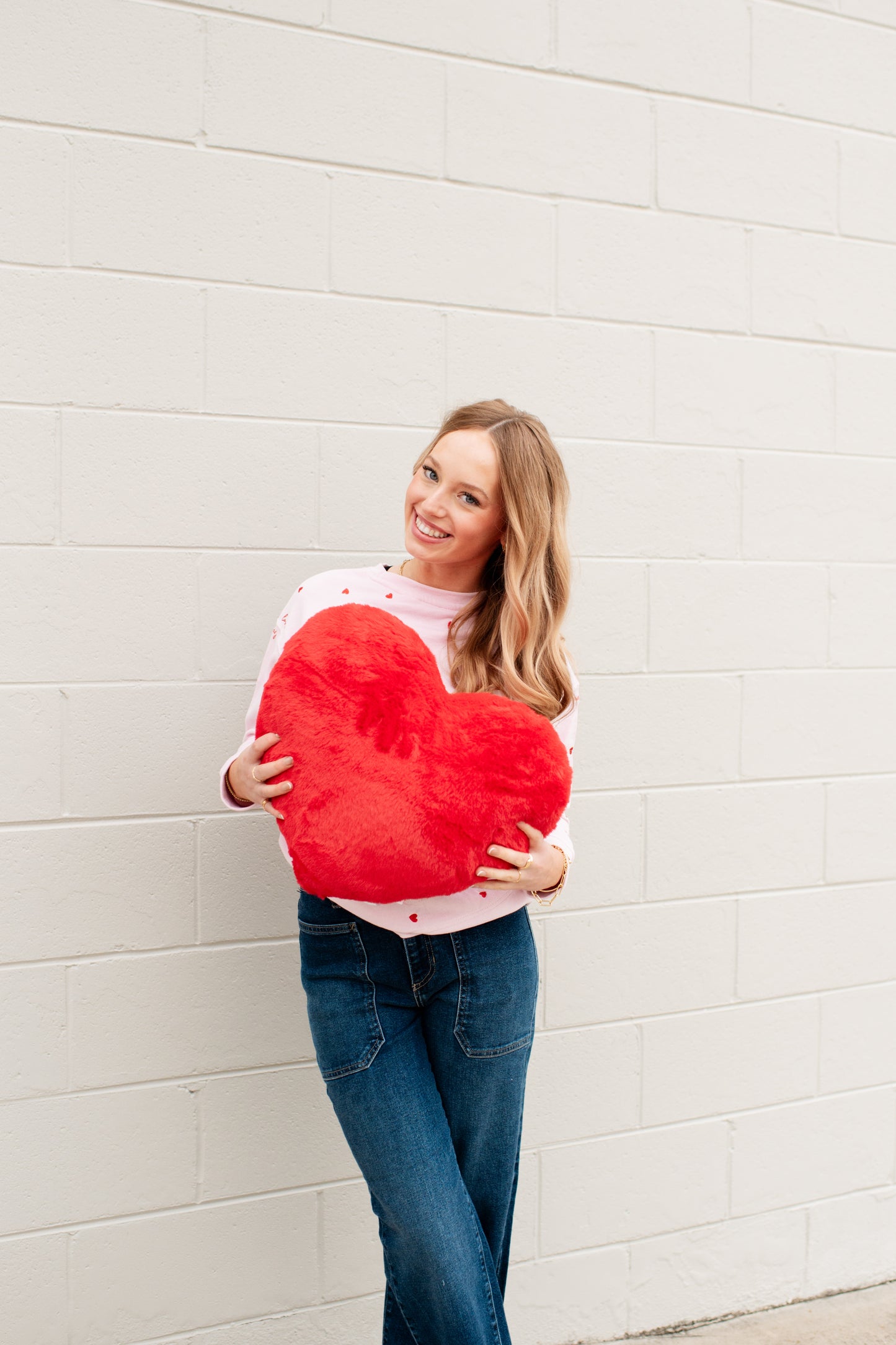 Red Heart Pillow