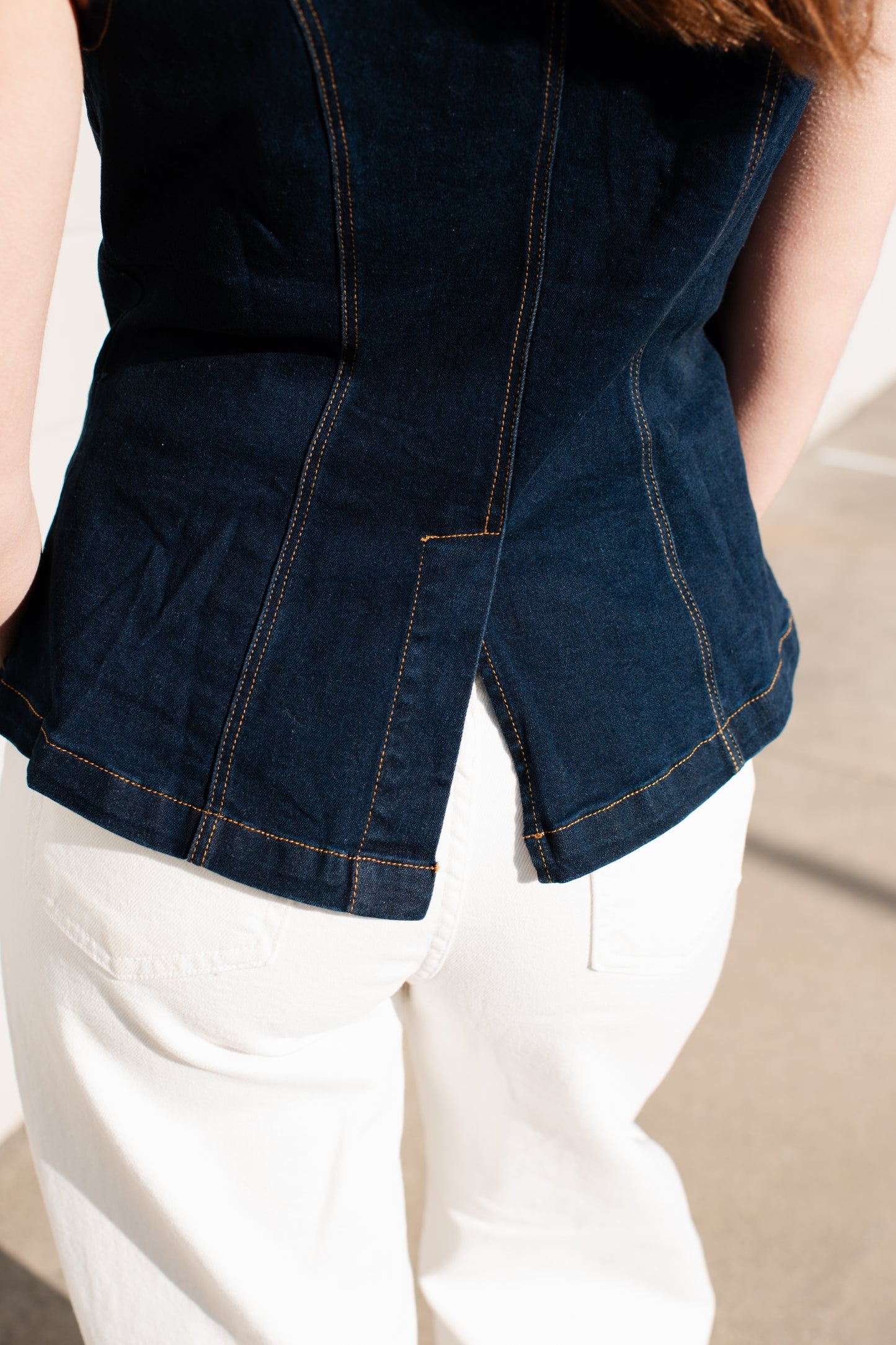 Susan Denim Vest