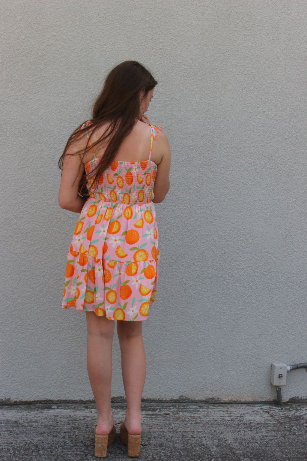 Sweet Orange Dress