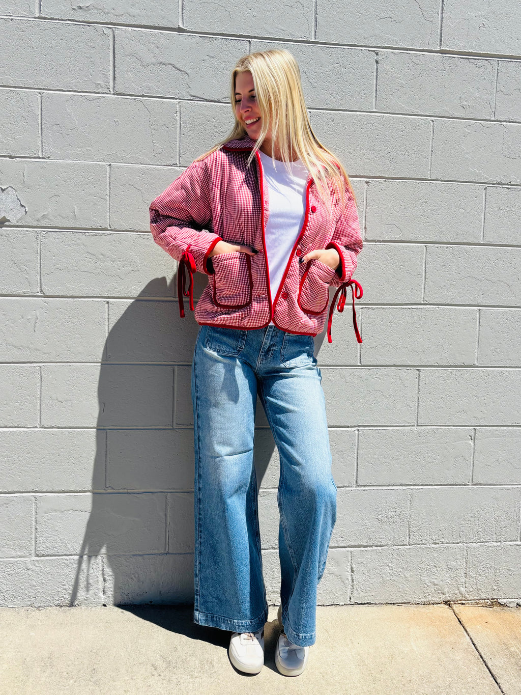 Red Gingham Jacket