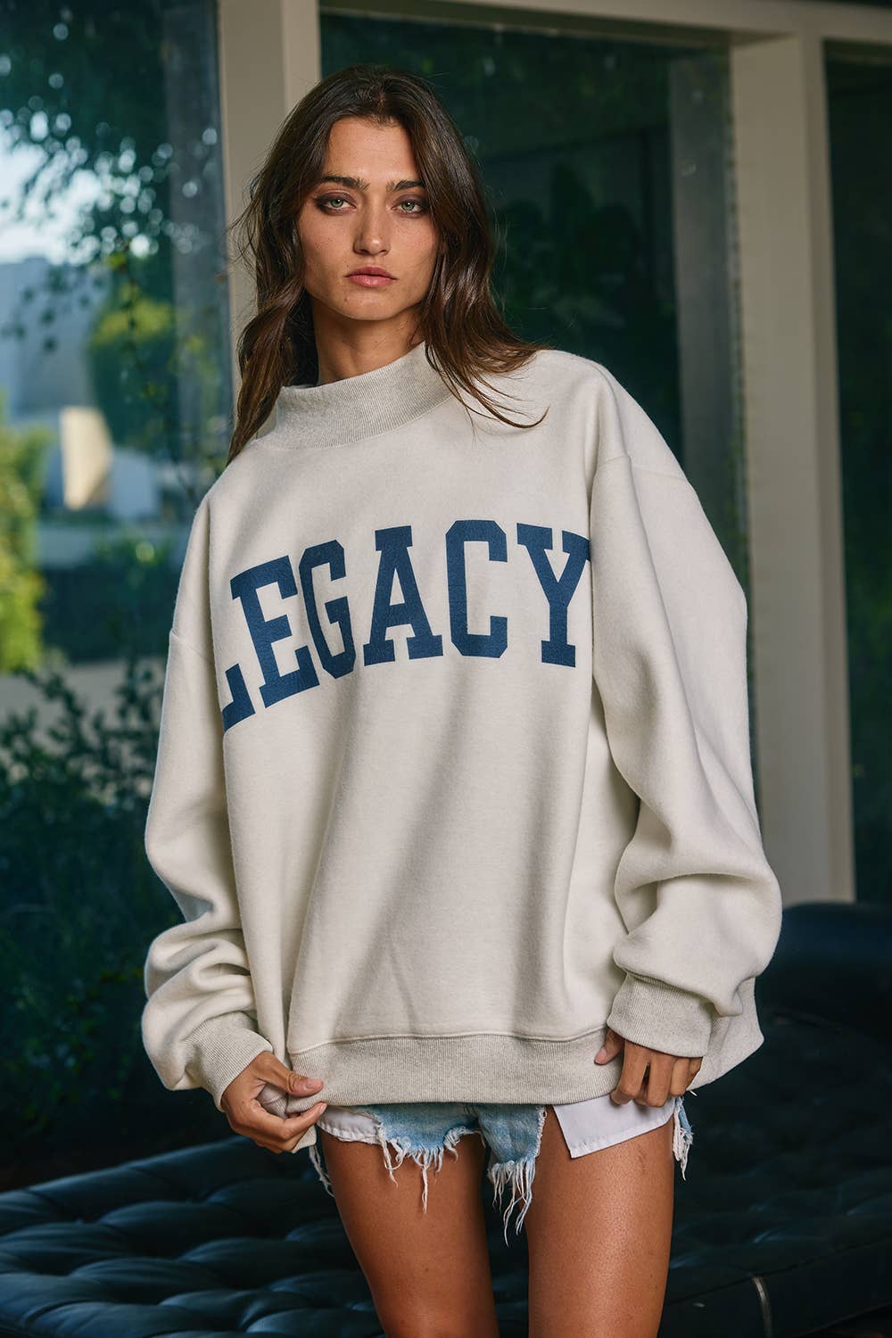 ‘Freedom/Legacy' Reversible Crewneck
