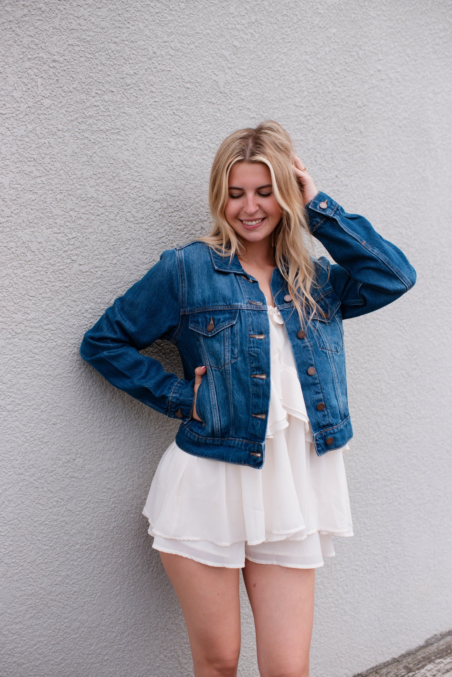 Caelia Rigid Denim Jacket