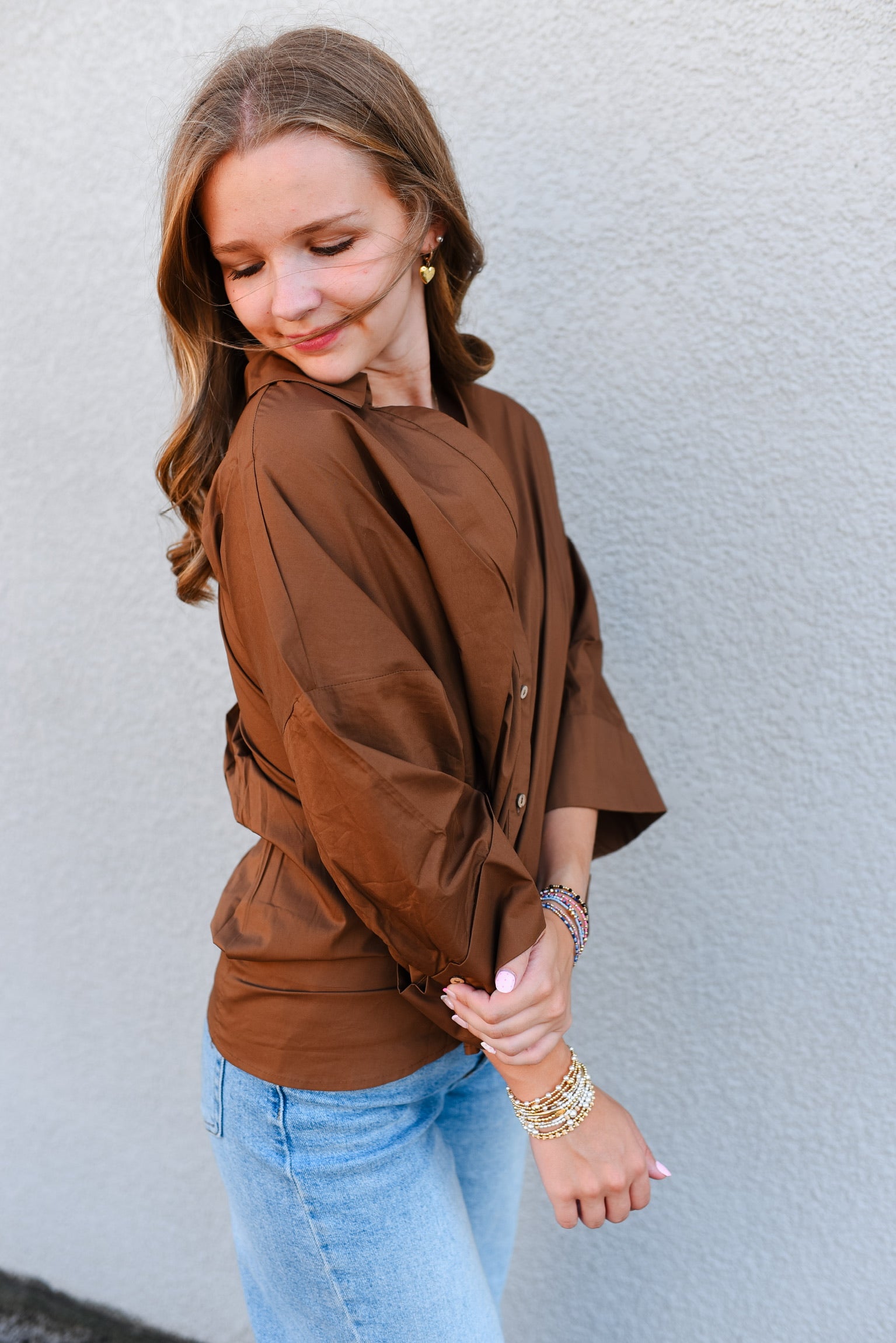 Atlas Button Down Top