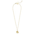Susan Shaw Dainty Gold Bulldog Necklace