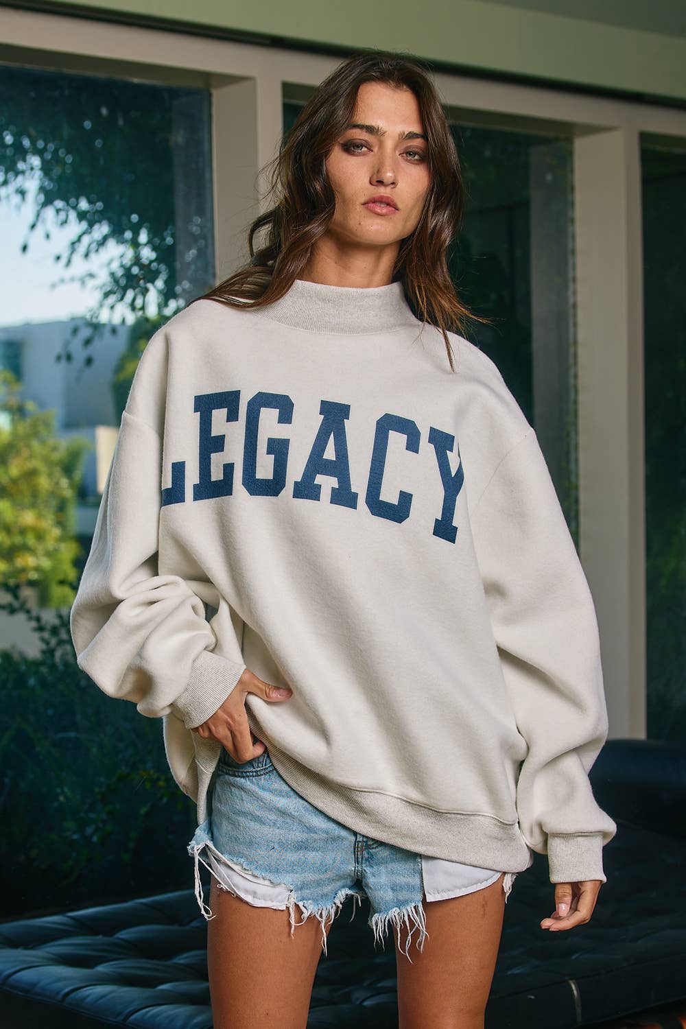 ‘Freedom/Legacy' Reversible Crewneck