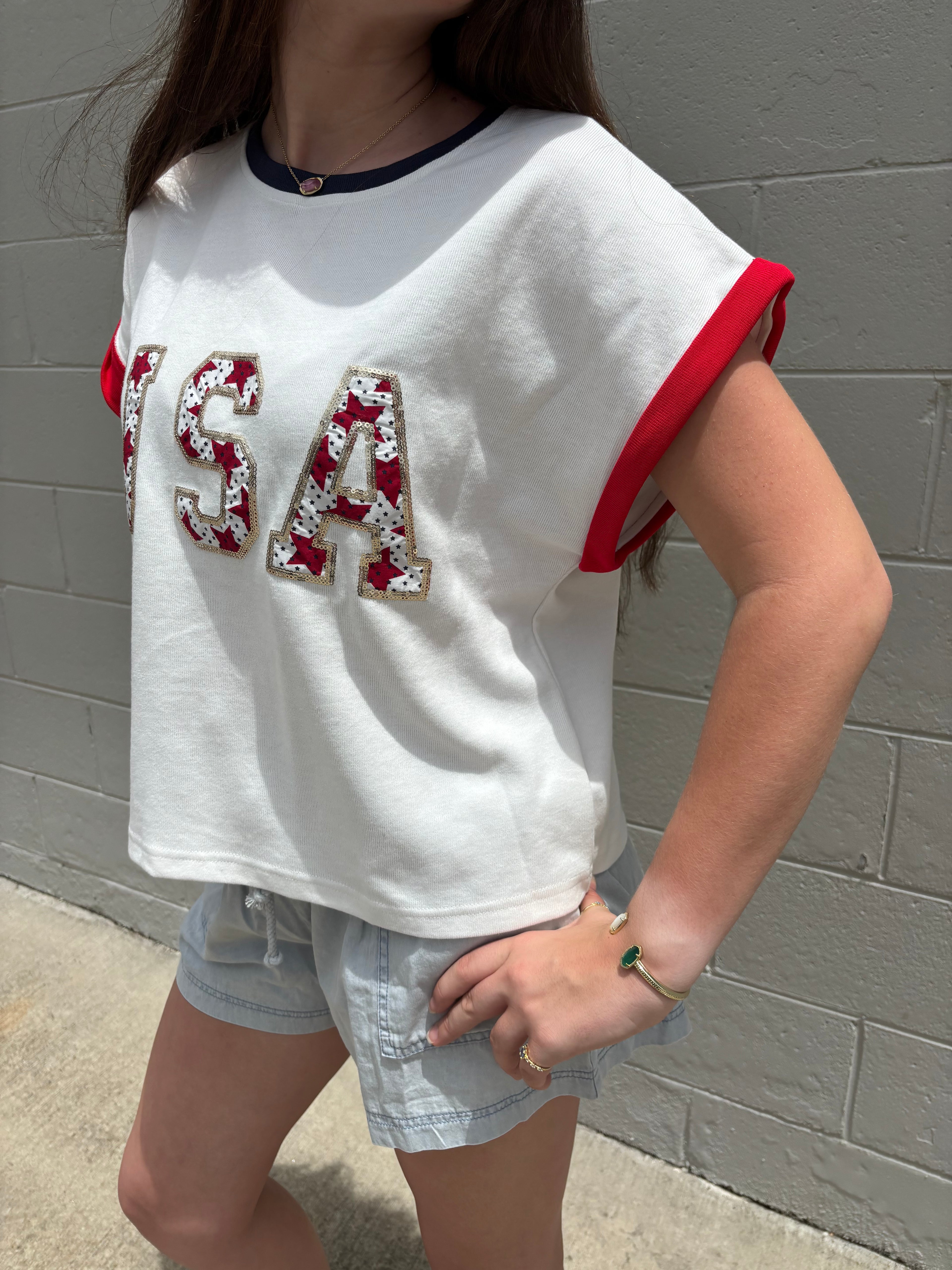 Orlise USA Top