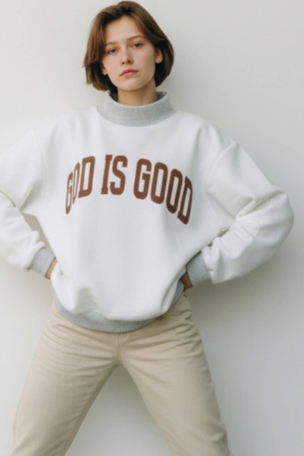 ‘Jesus/God is Good' Reversible Sweatshirt