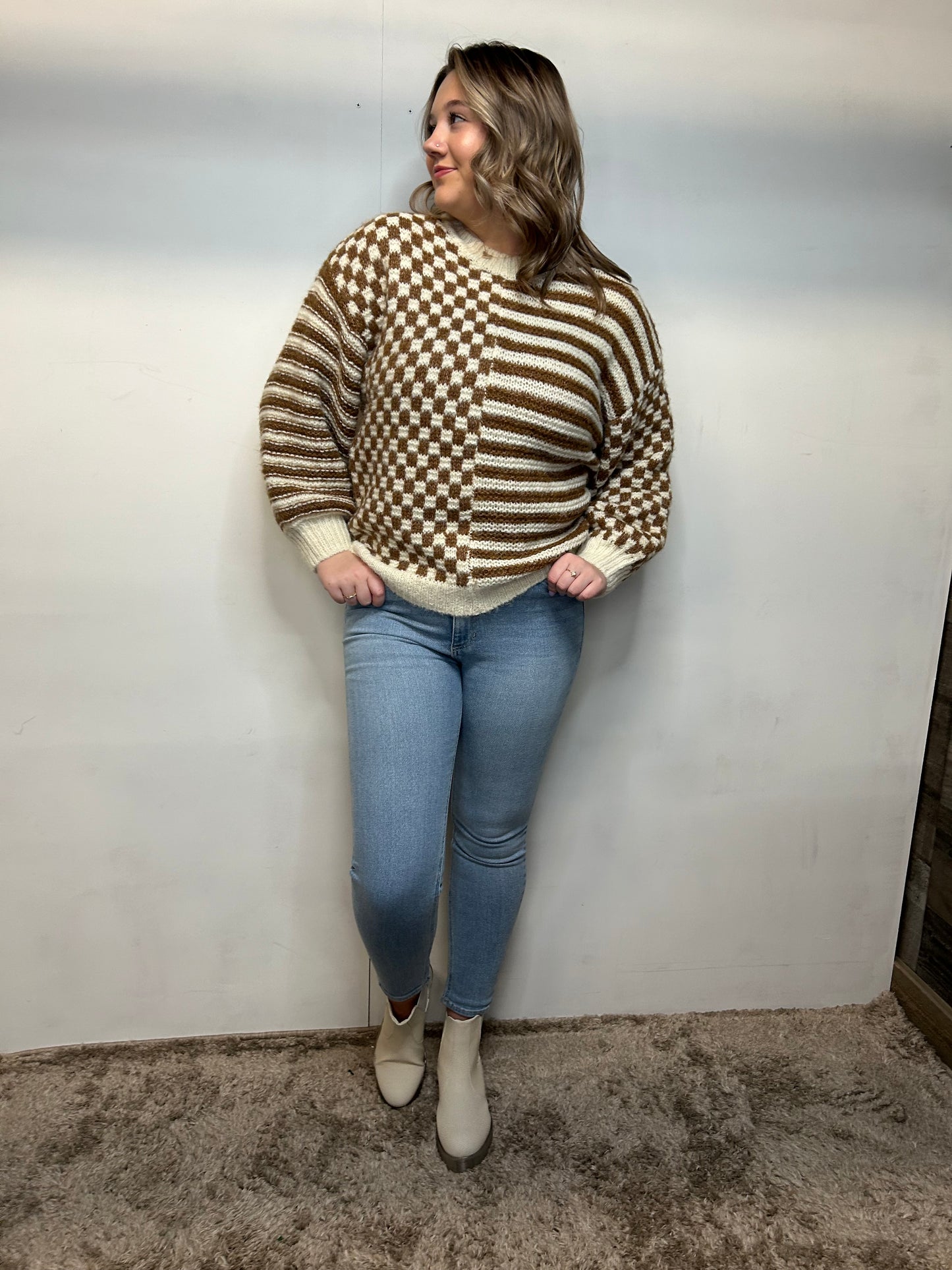 Chic's Striped Sweater