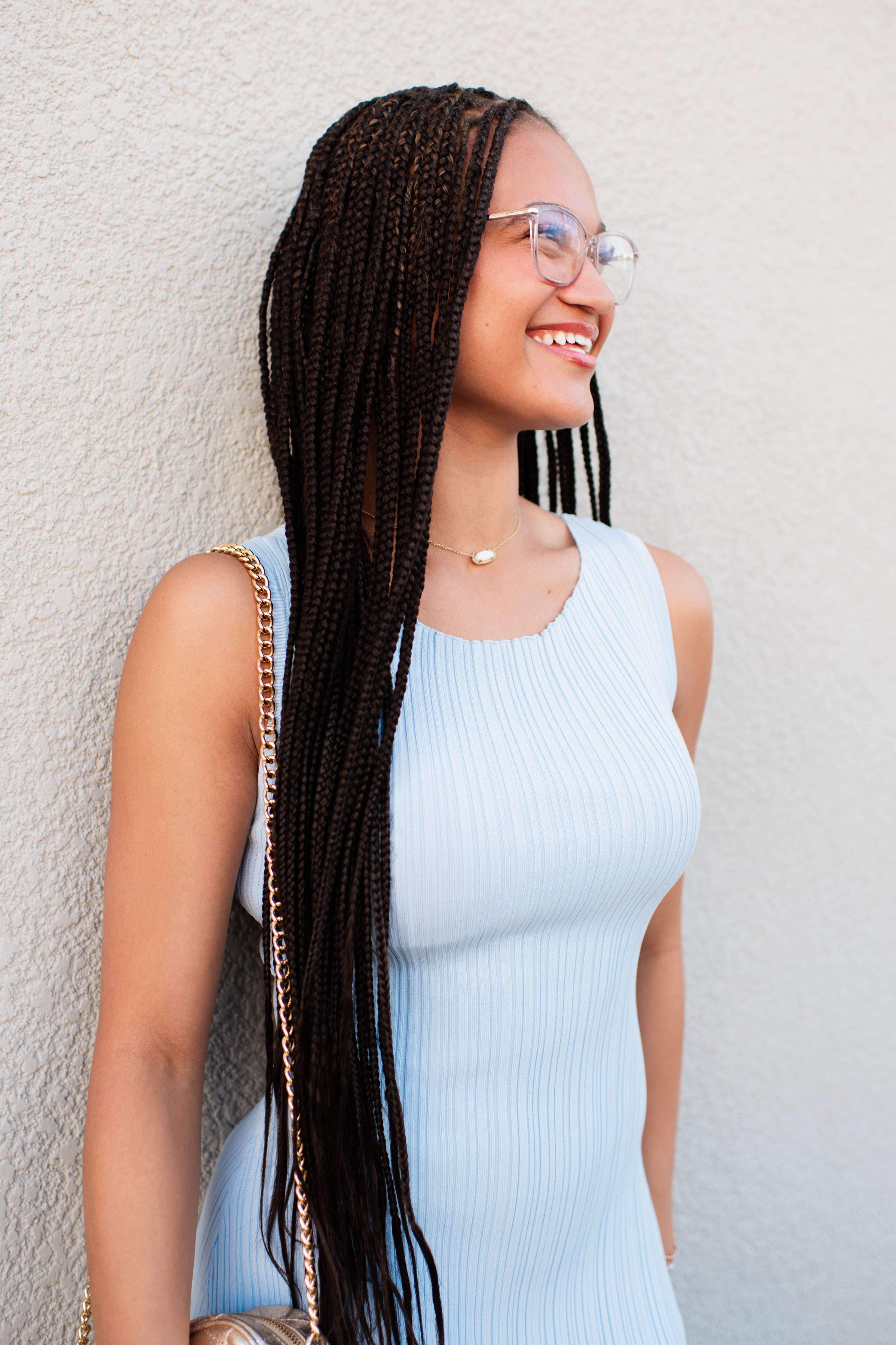 Baby Blues Knit Dress