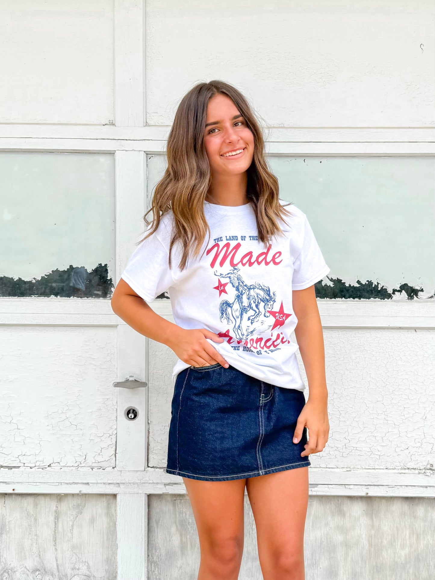 Land Of The Free Graphic Tee