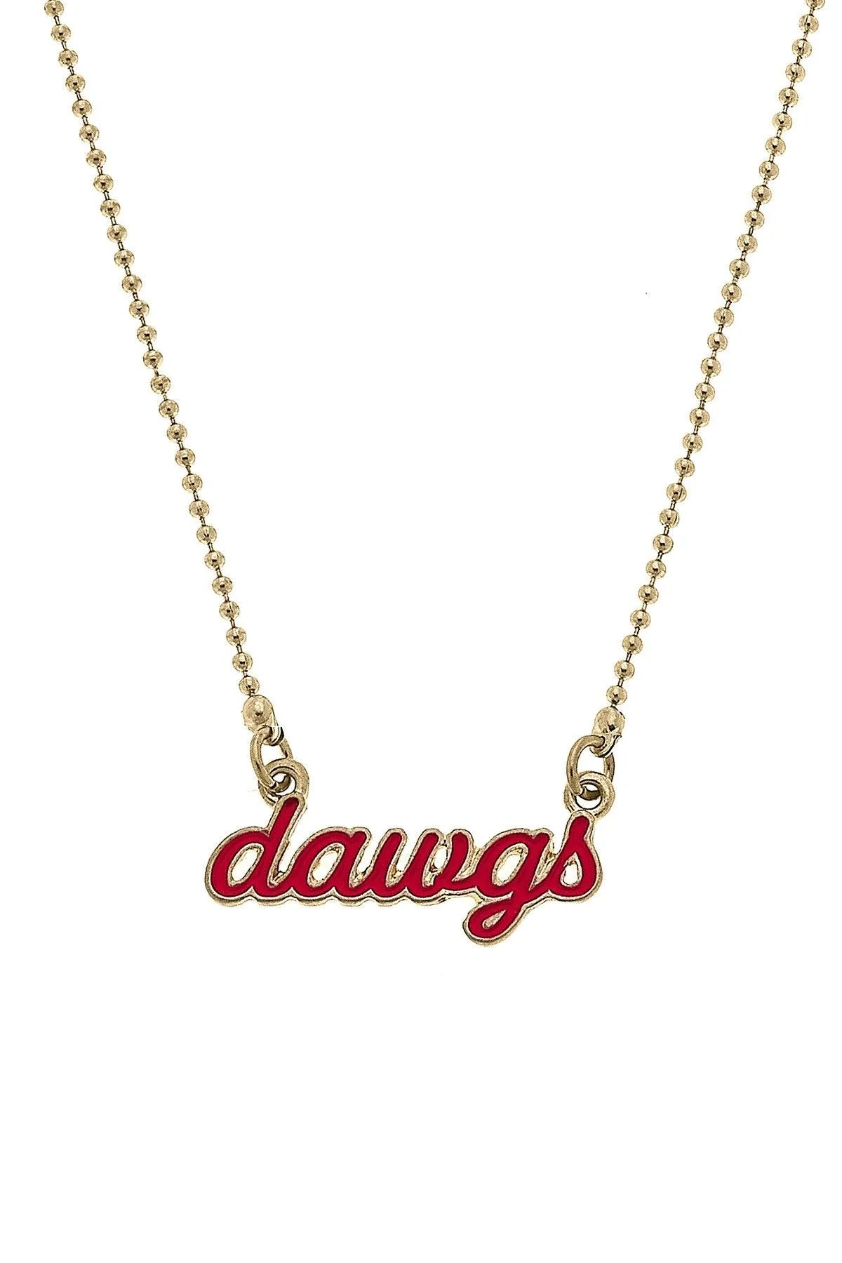 Dawgs Script Necklace