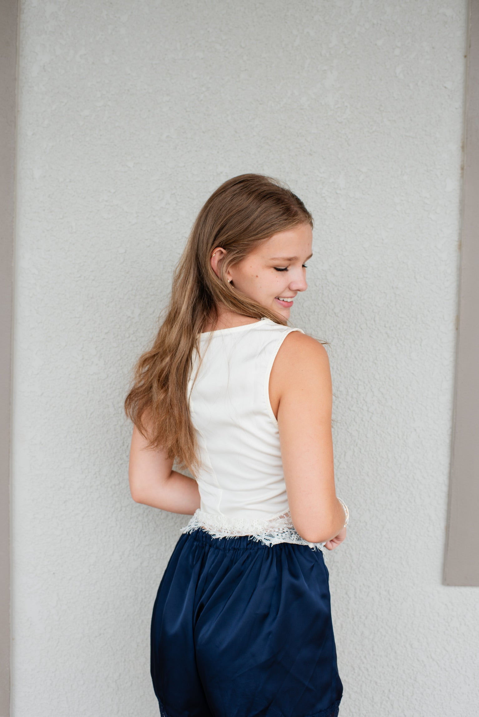 Letting Go Lace Tank