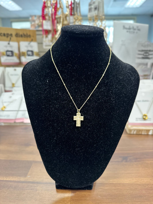 Sweetheart Cross Necklace
