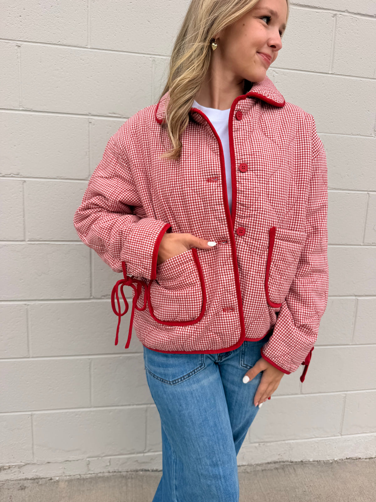 Cressida Gingham Jacket
