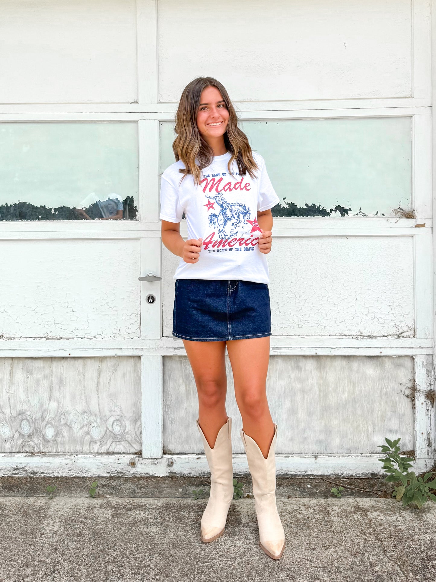 Land Of The Free Graphic Tee