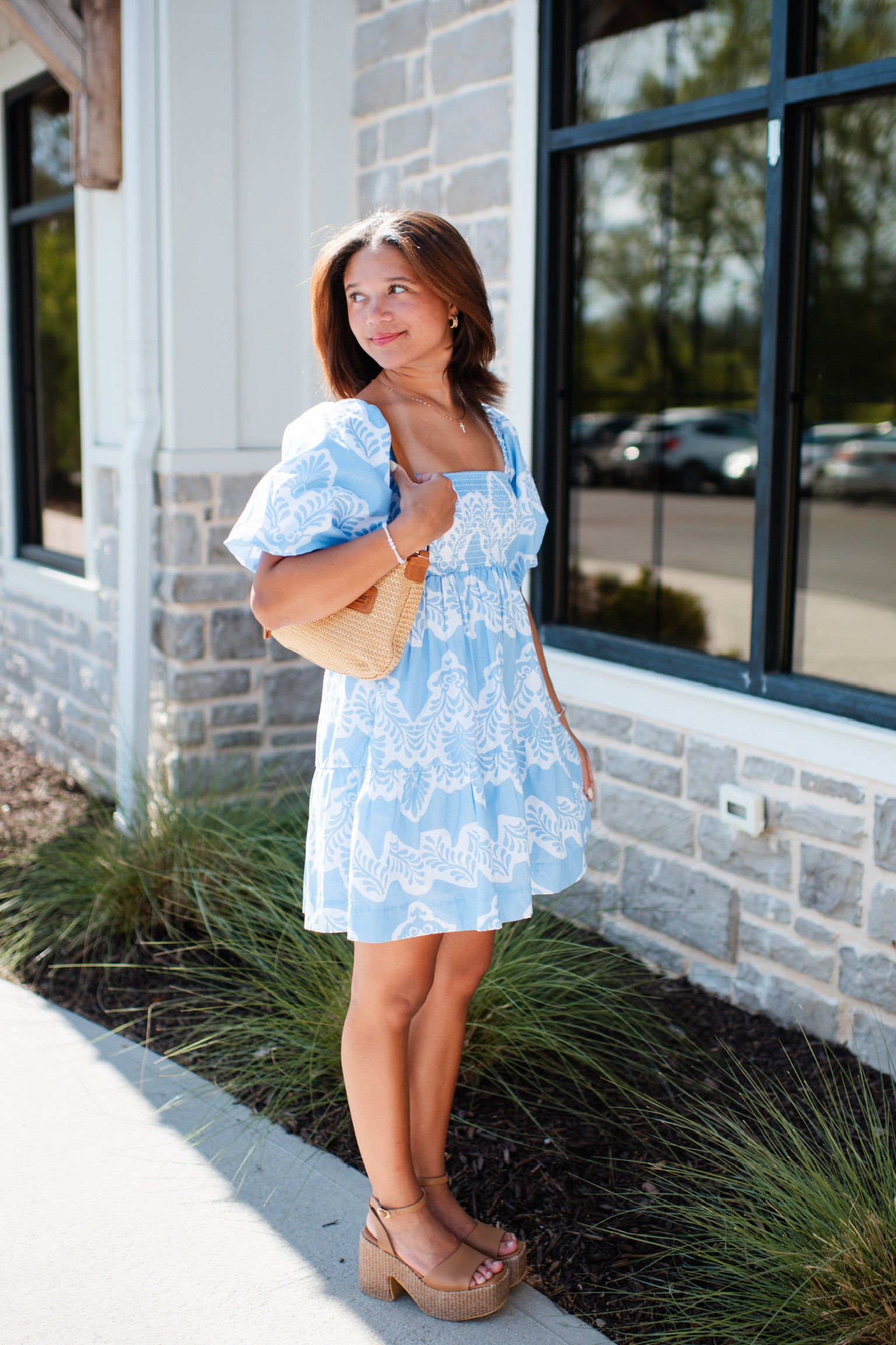 Blue Harvey Dress