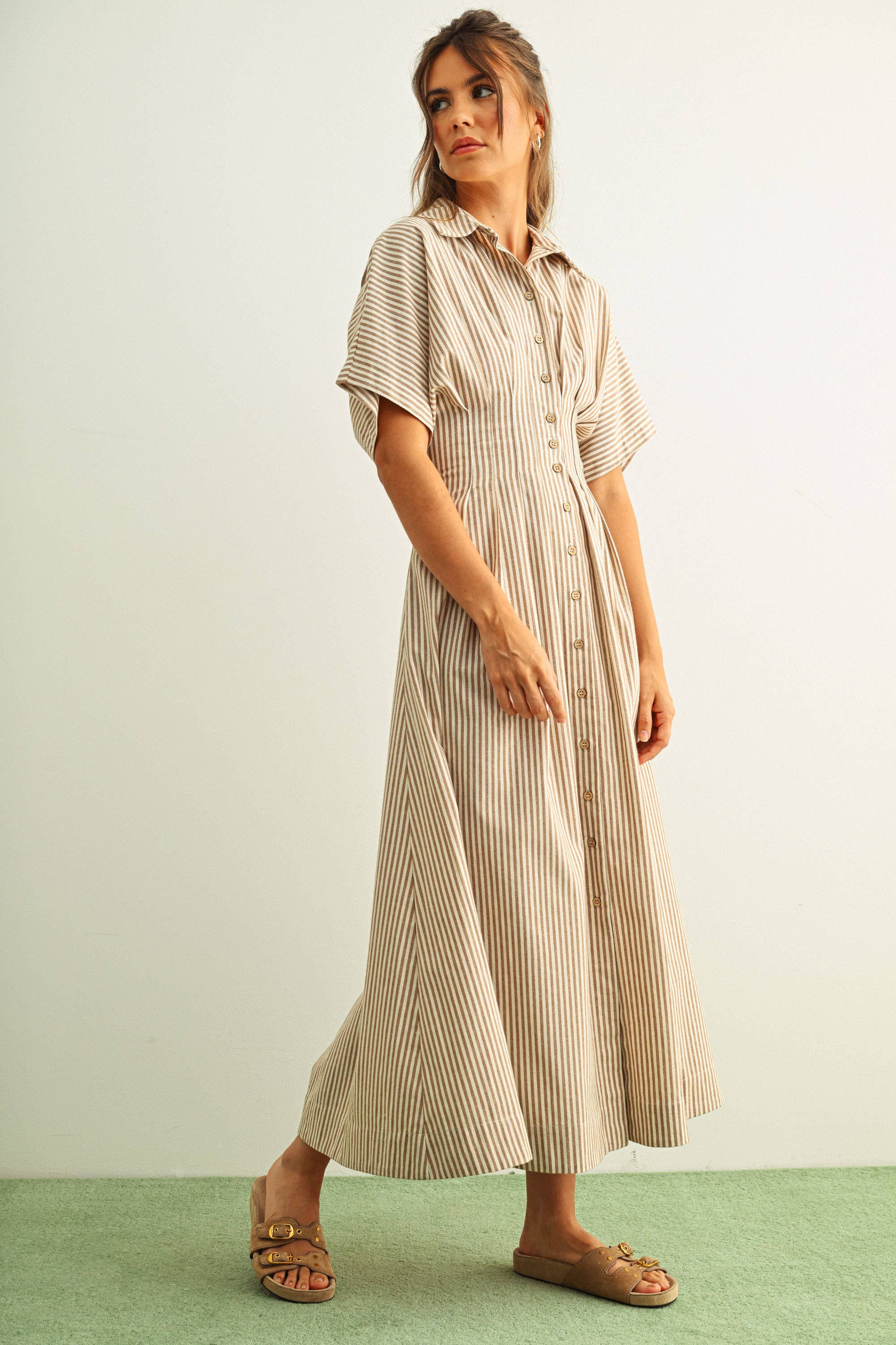 Alicia Button Down Dress