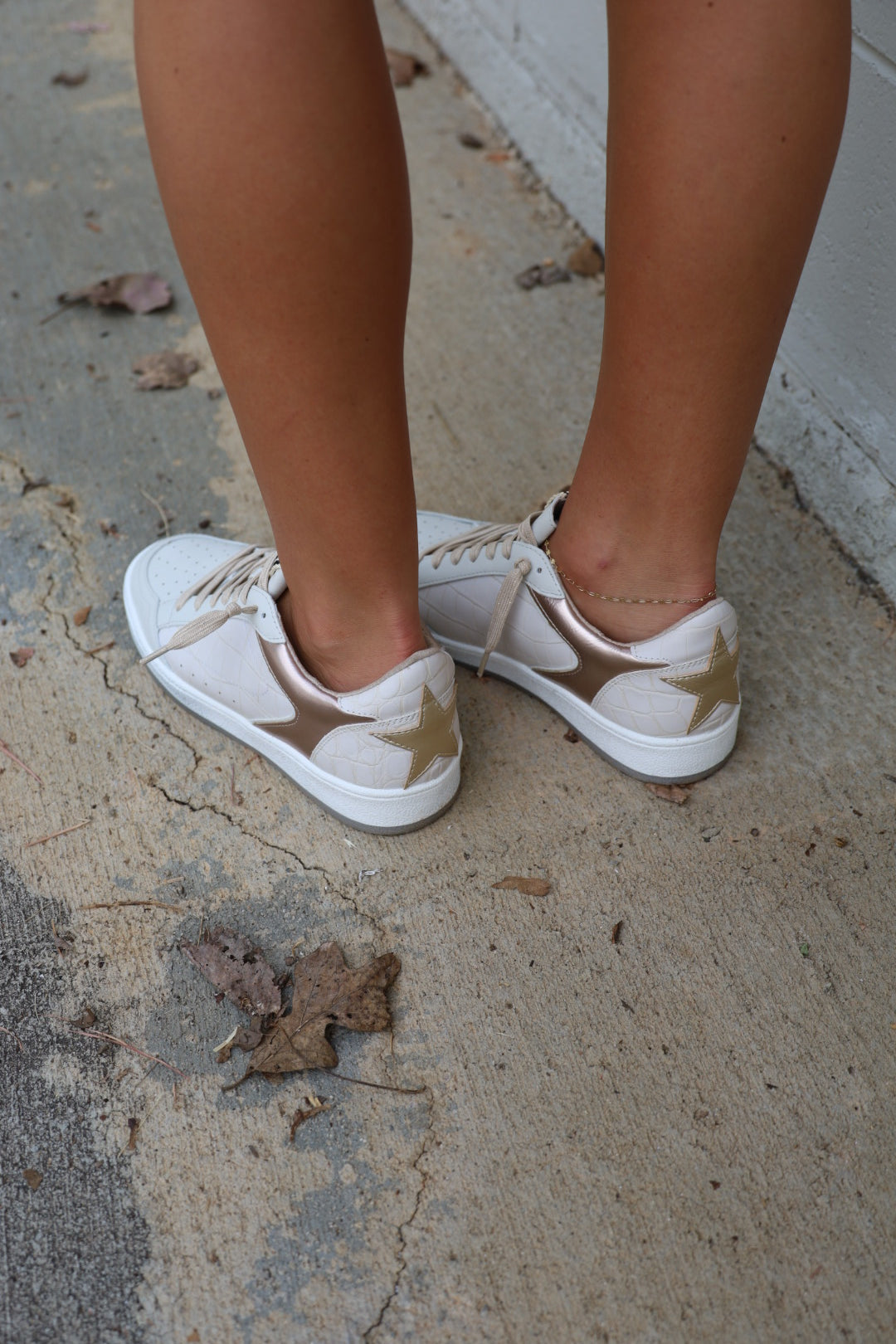 ShuShop Park Taupe Croc Sneaker