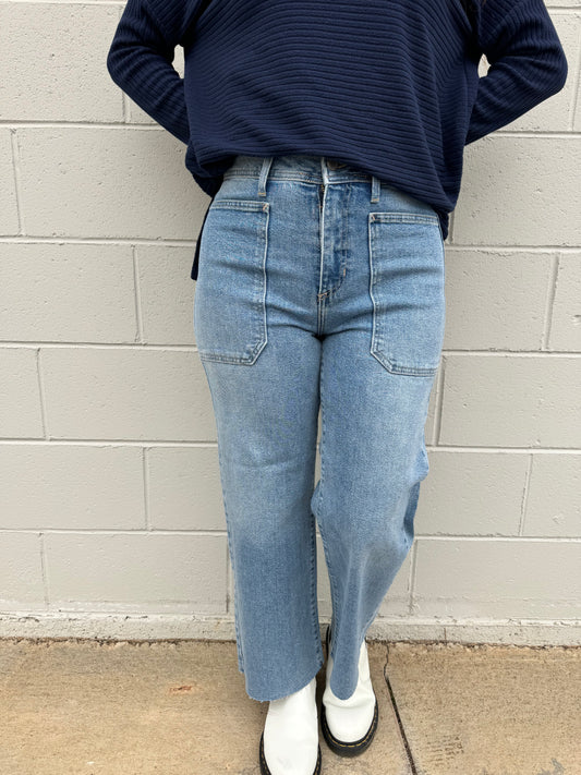 HR Utility Wide Leg Jeans