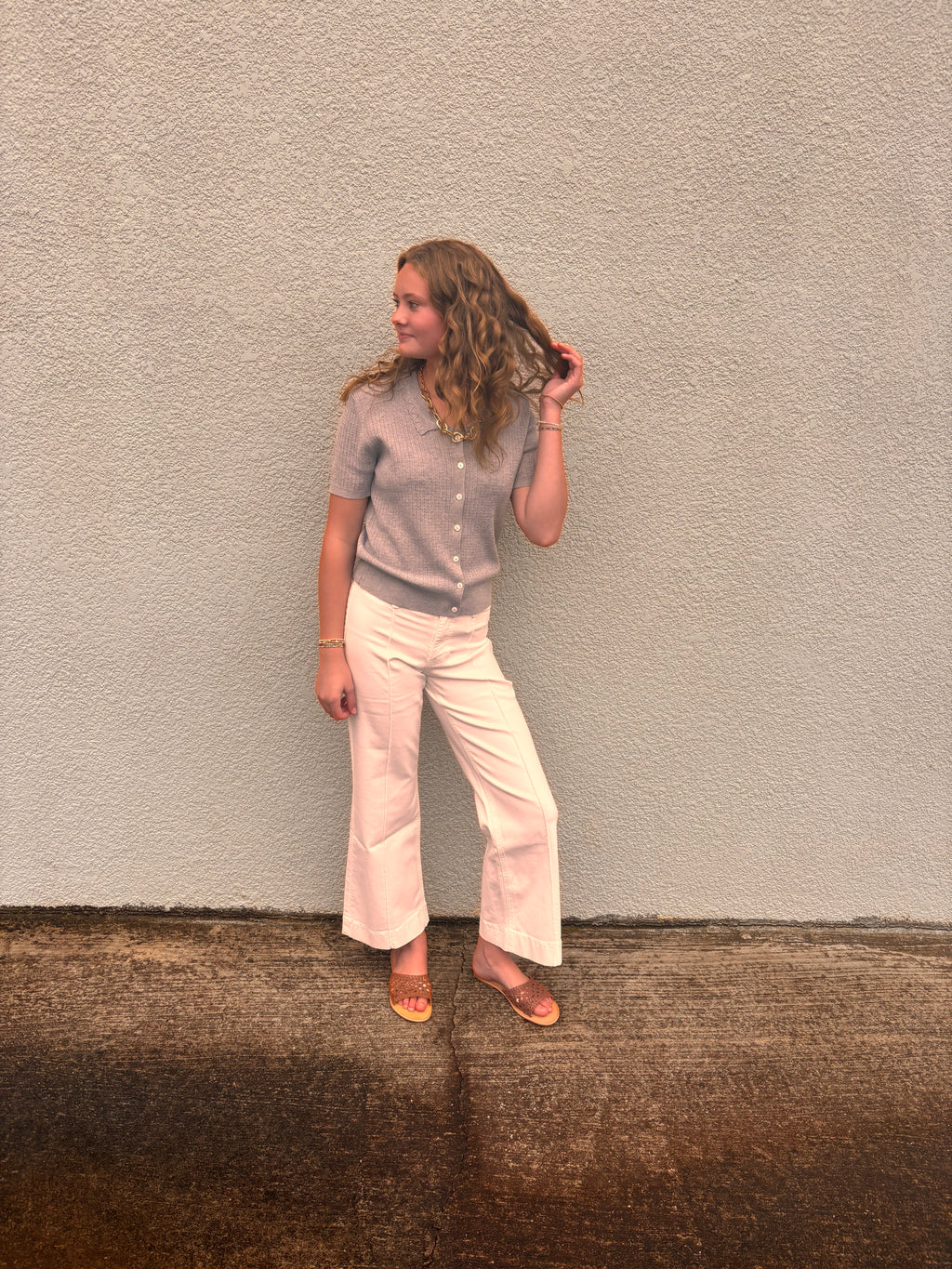 Muse White Jean