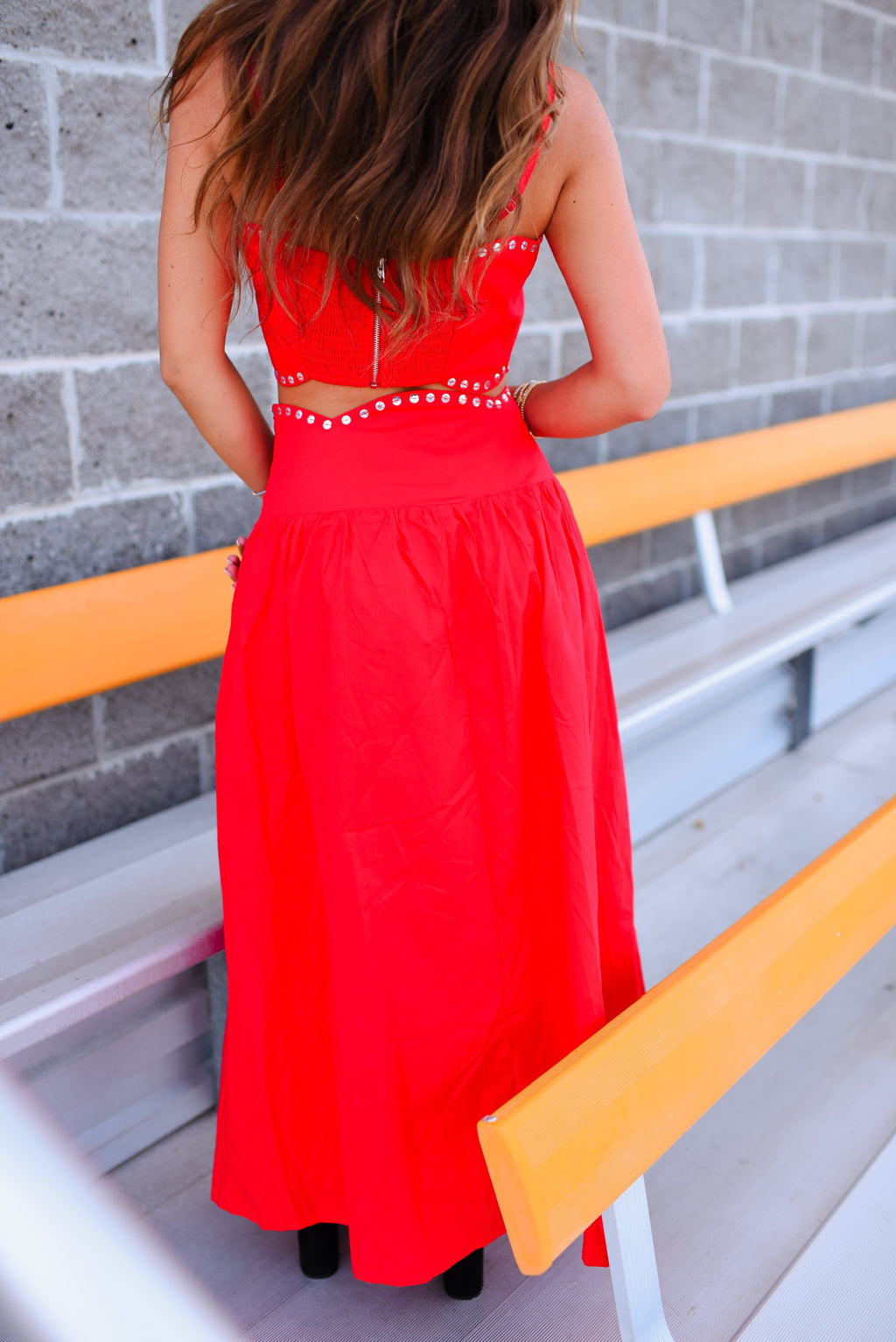 Gala Studded Set Maxi Skirt