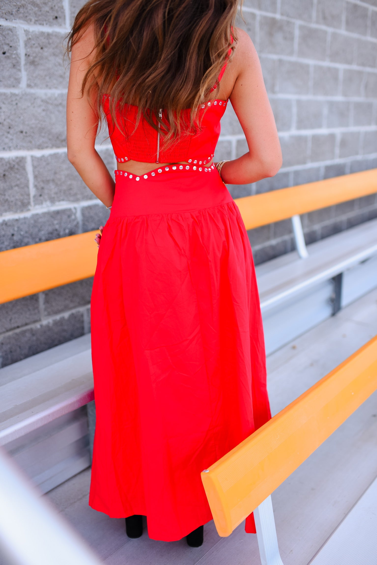 Gala Studded Set Maxi Skirt