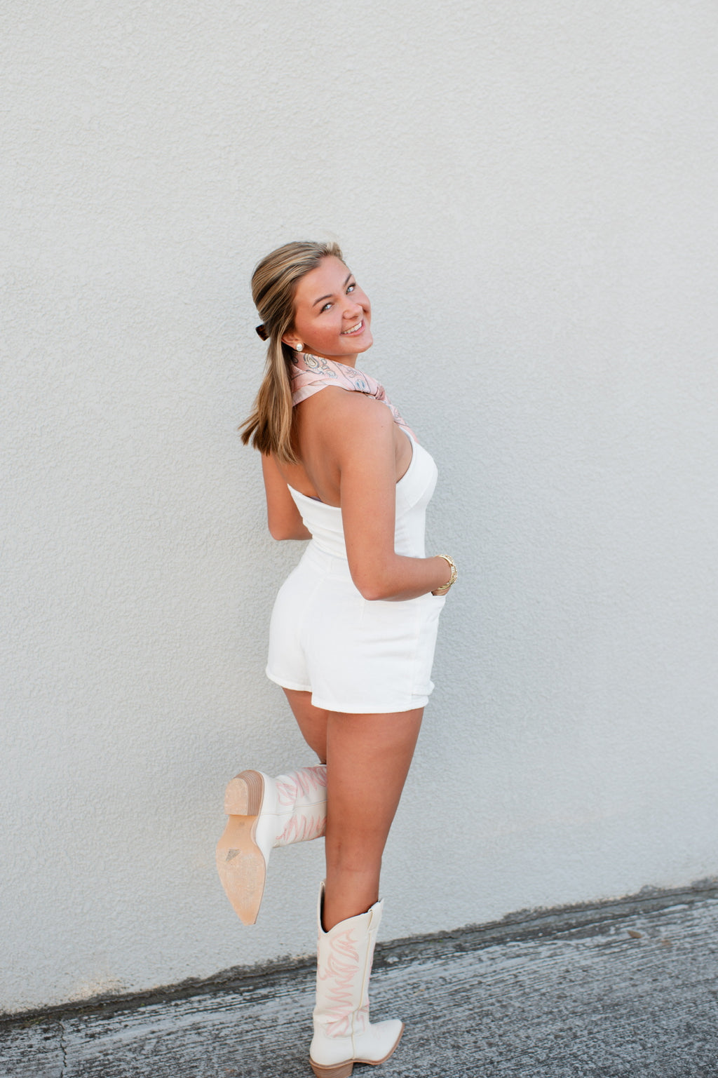 Nashville Denim Romper