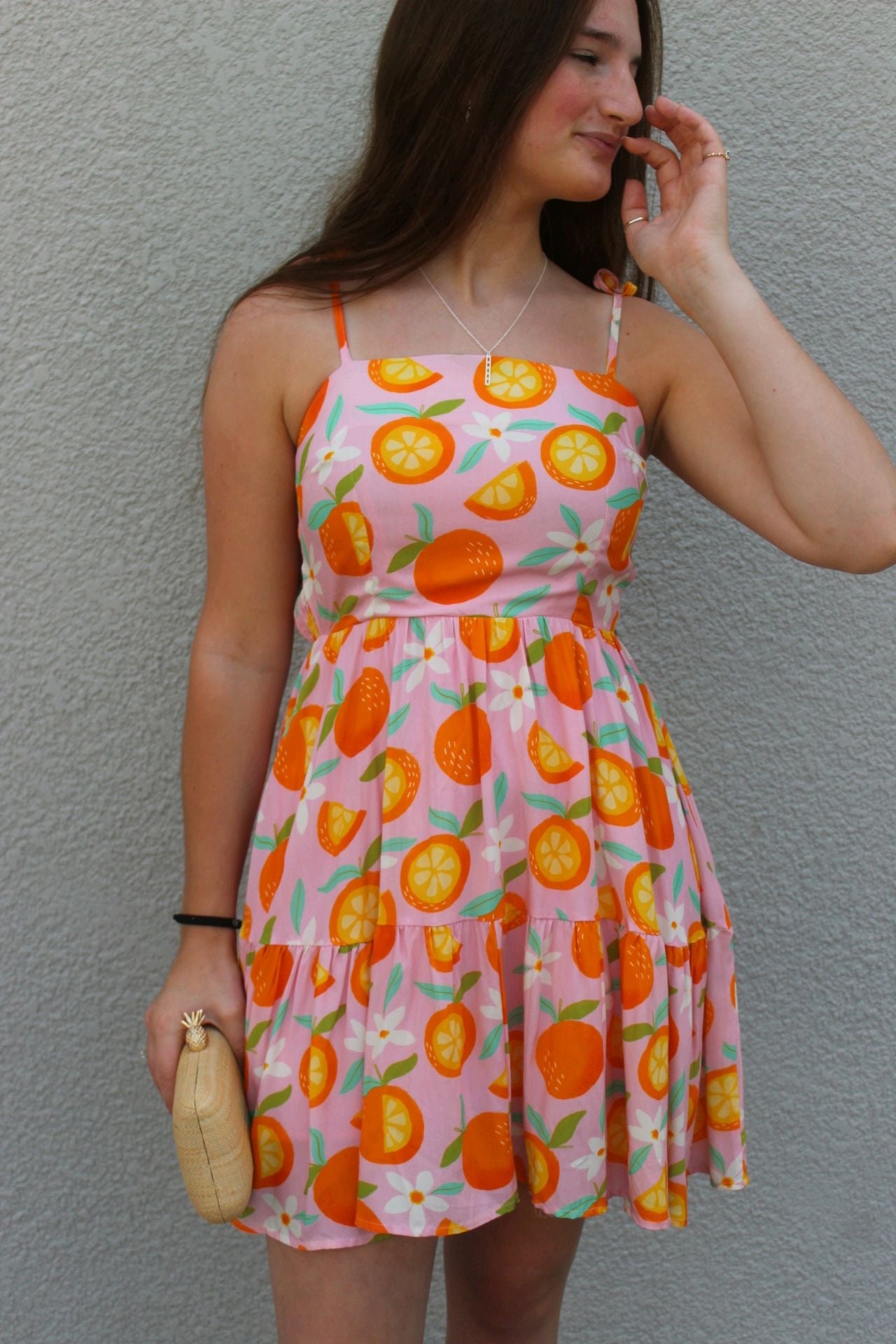 Sweet Orange Dress