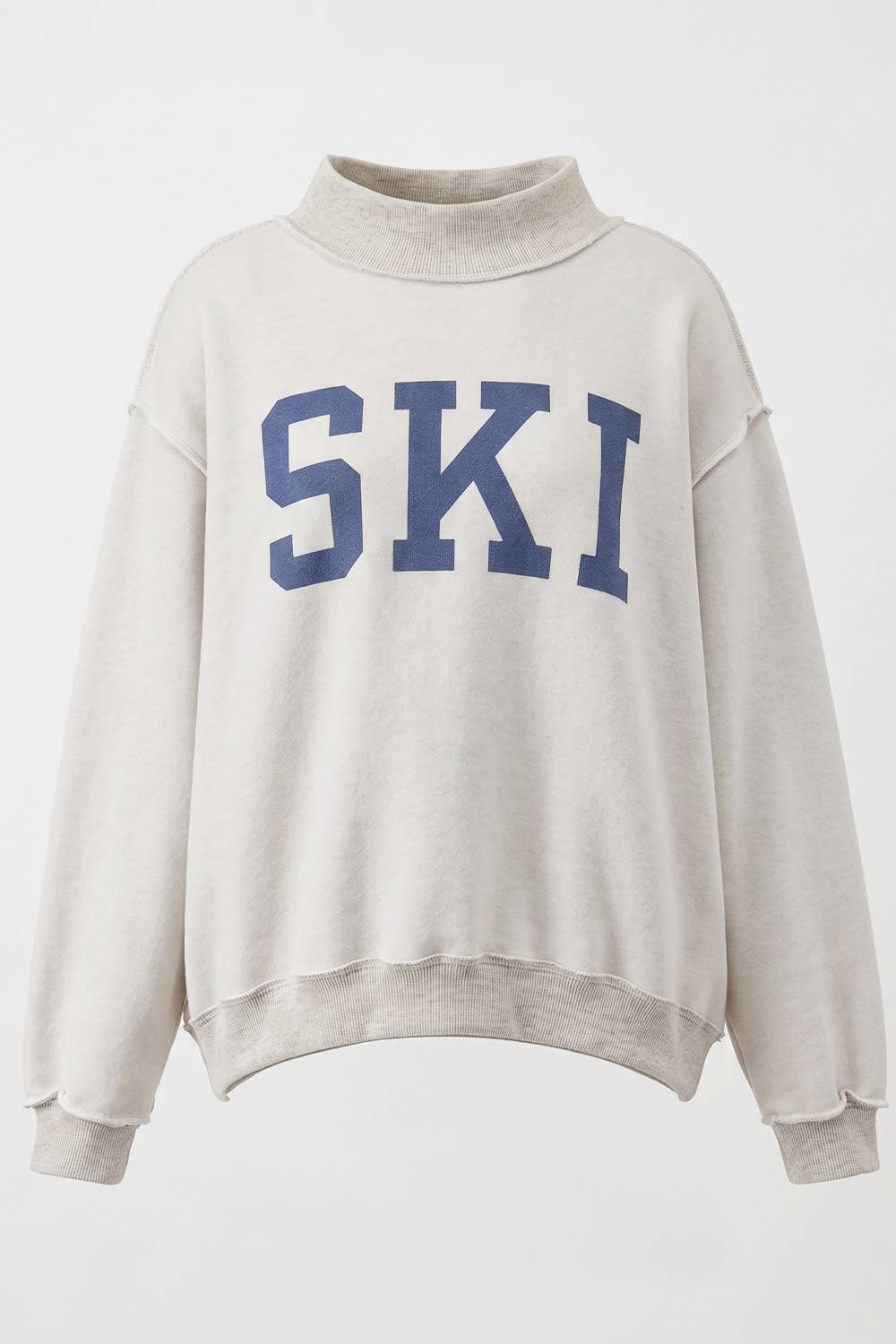 Apres Ski Reversible Mock Neck Sweatshirt