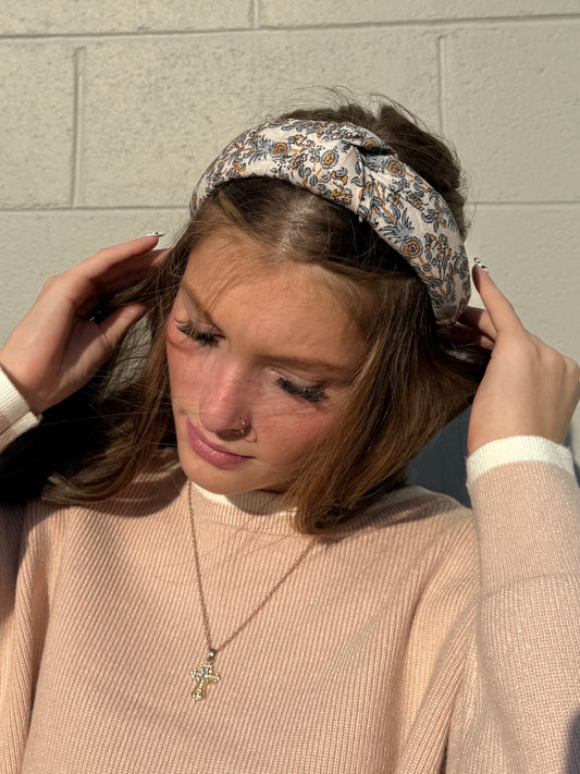 Vintage Flower Headband