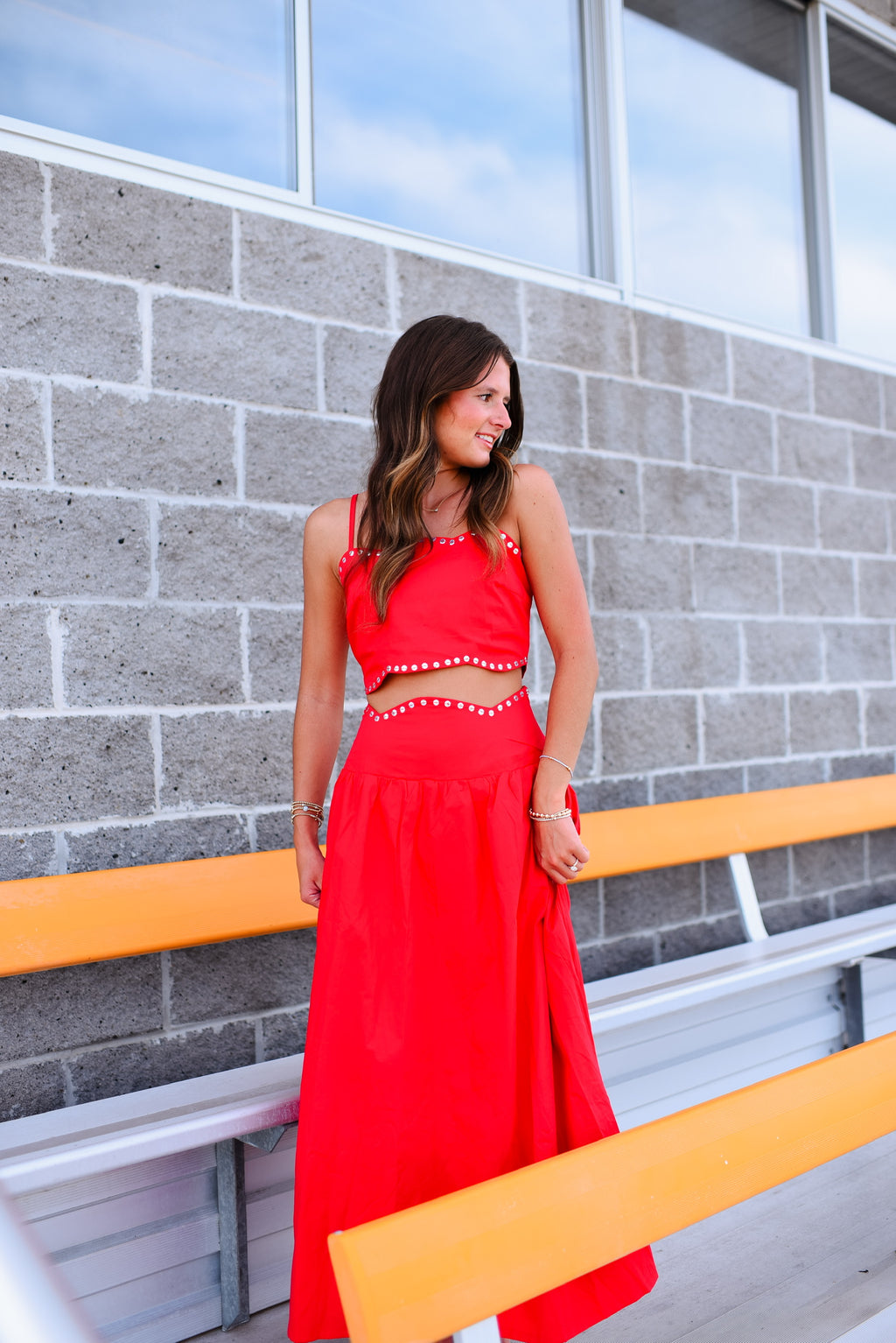 Gala Studded Set Maxi Skirt