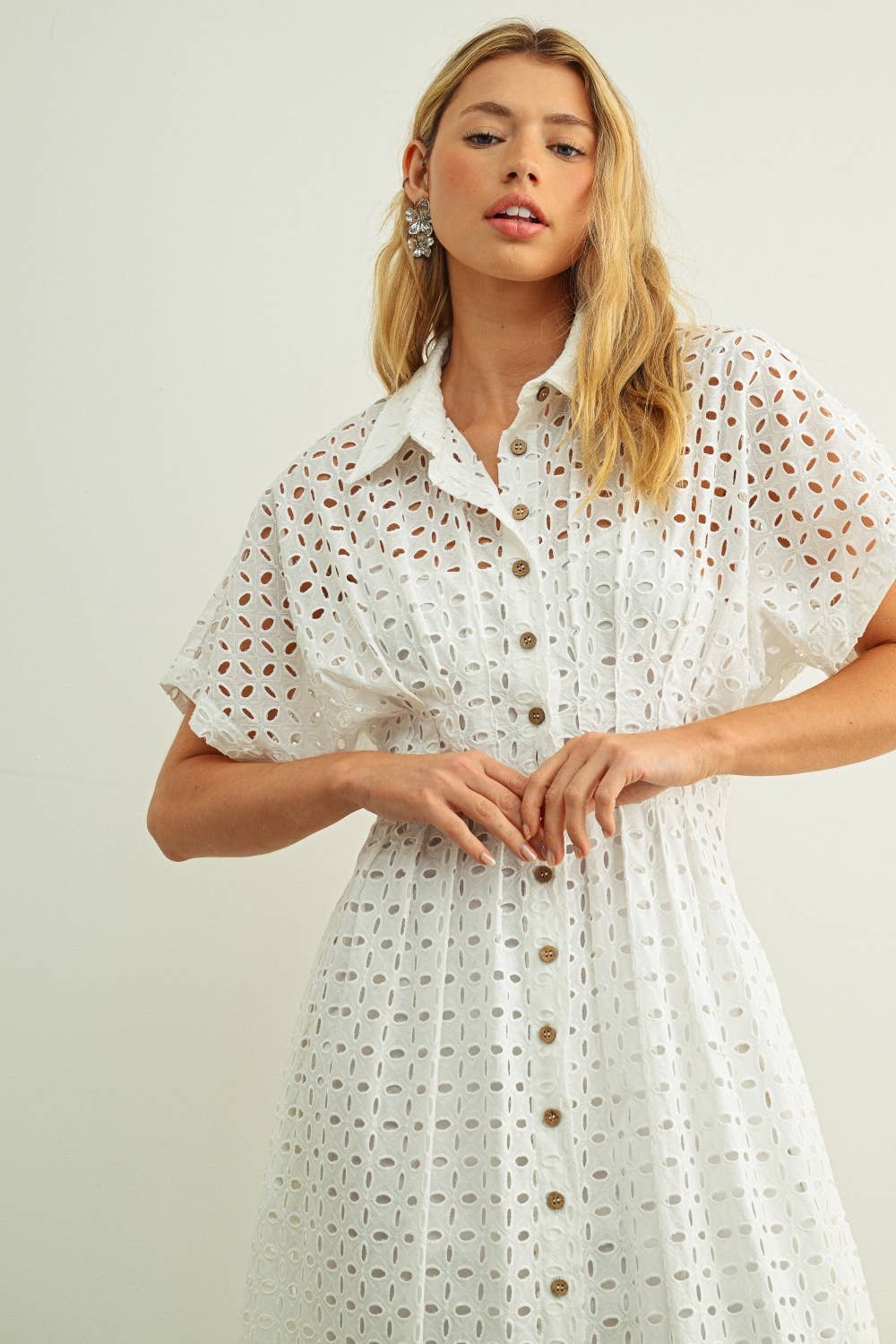 Eileen Eyelet Dress