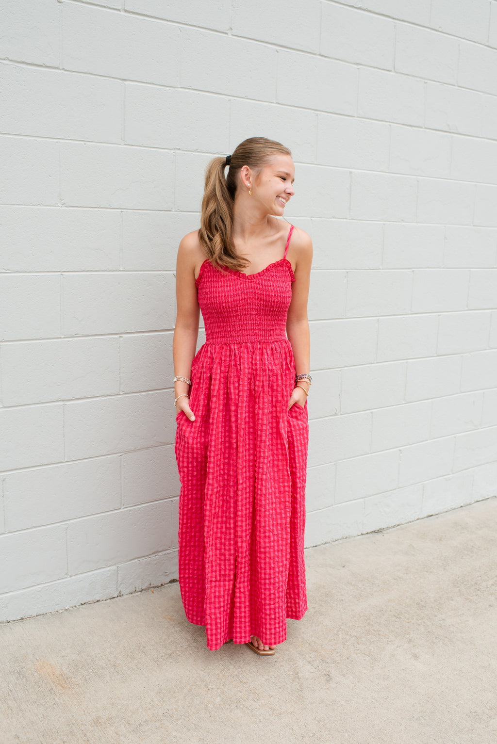 Ruby Gingham Sundress