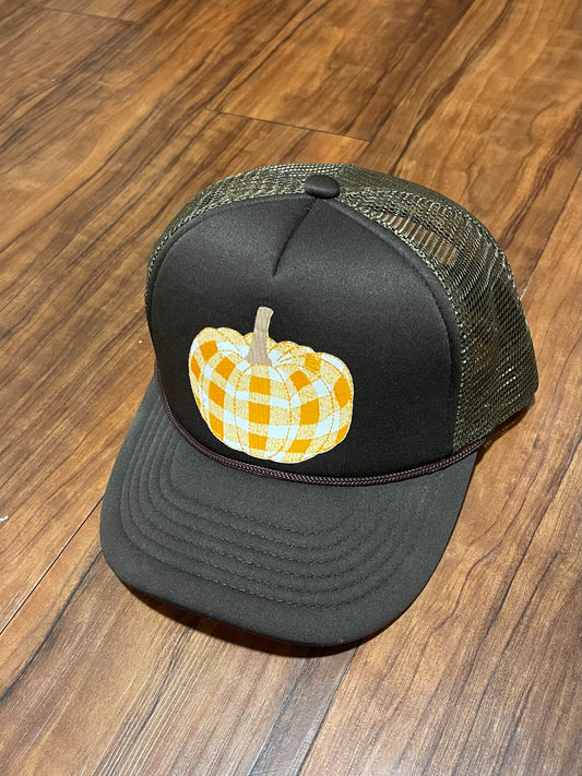 Pumpkin Trucker Hat