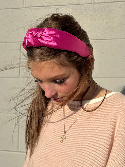 Satin Knot Headband