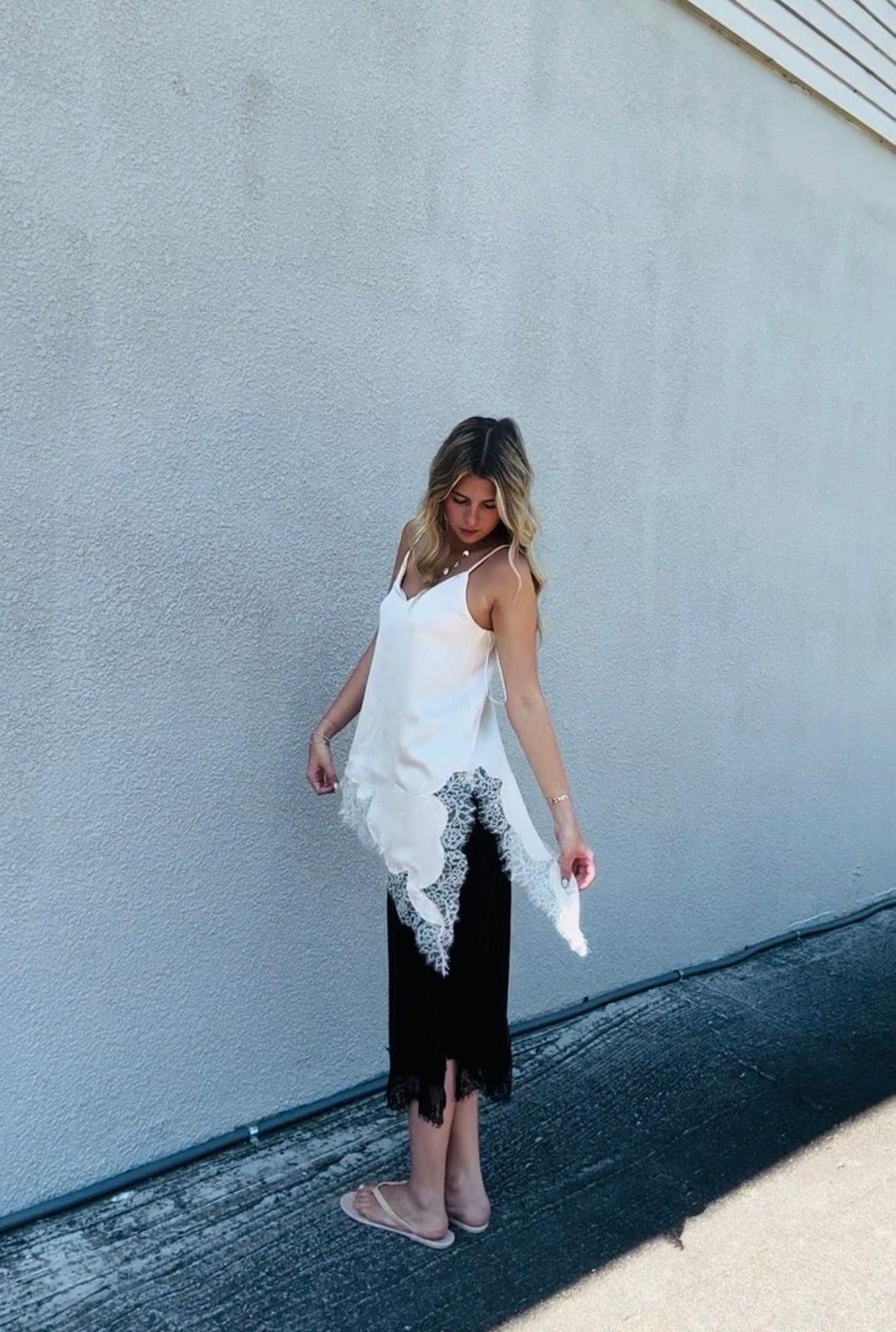 Nisa Satin Top