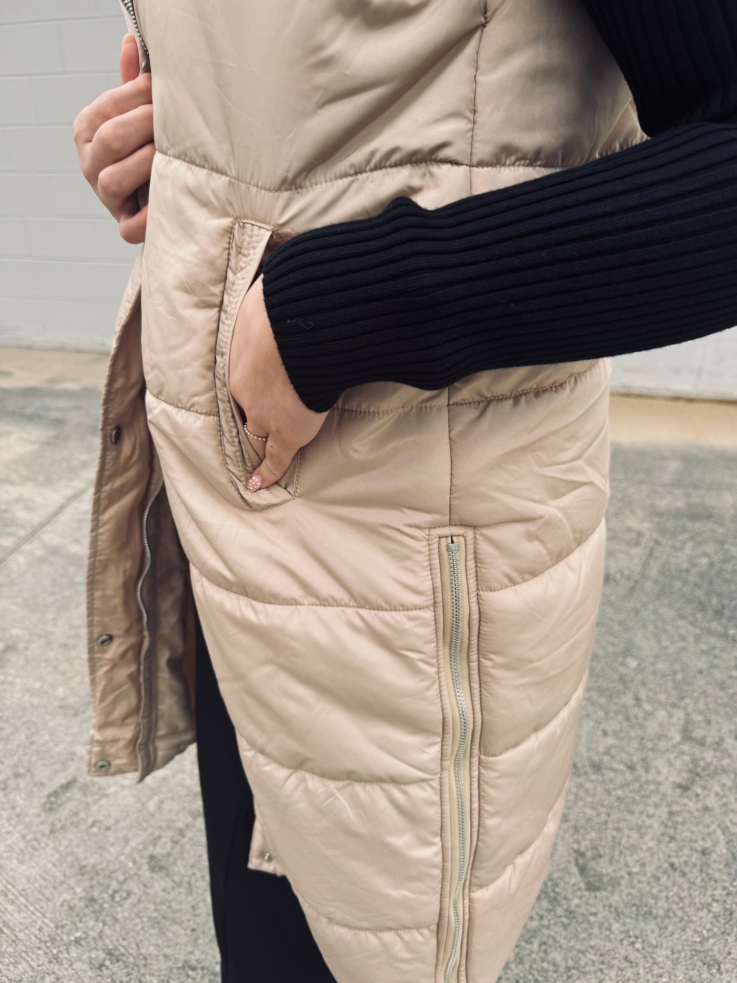 Long Puffer Vest