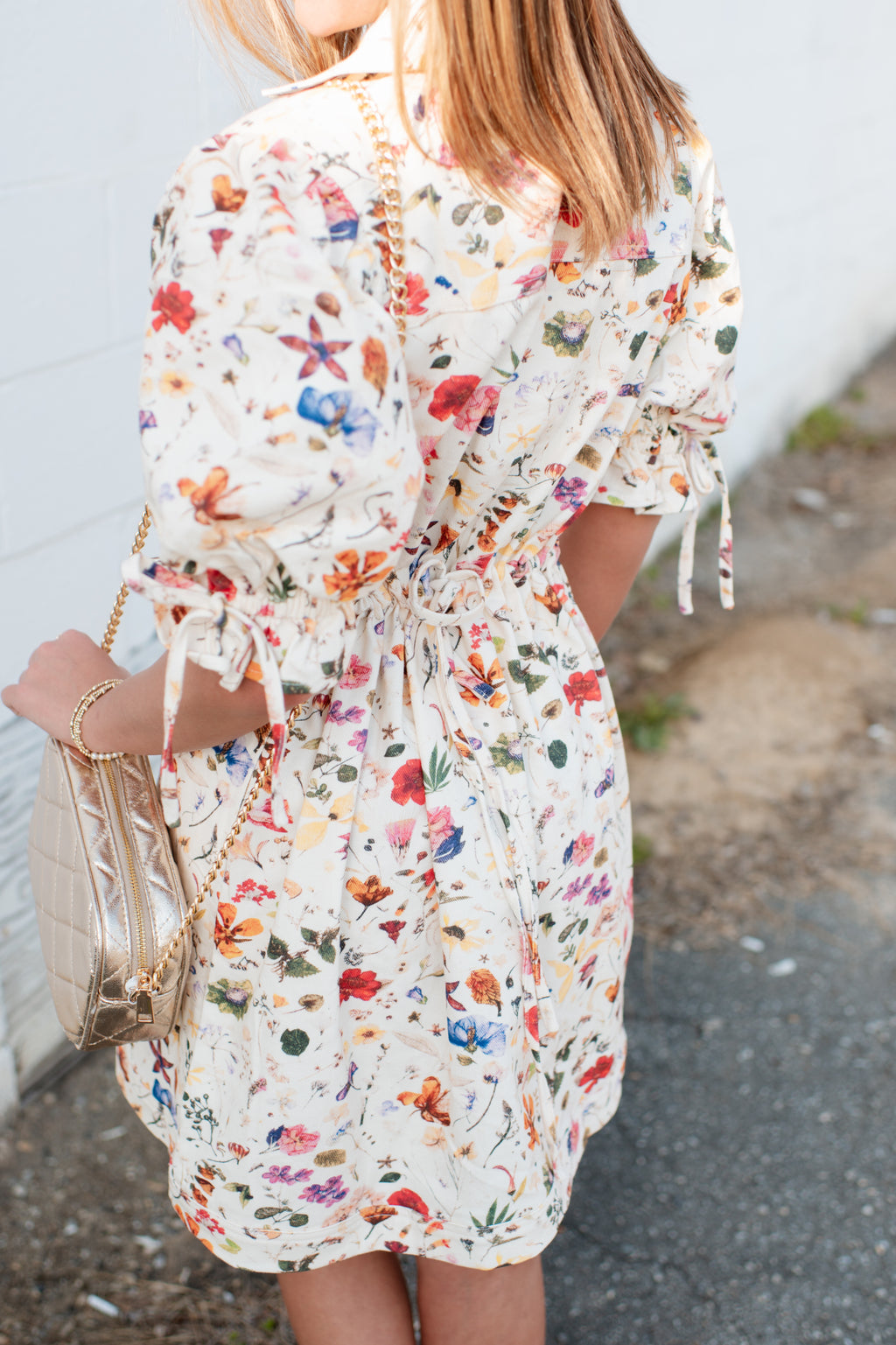 Dallas Floral Denim Dress