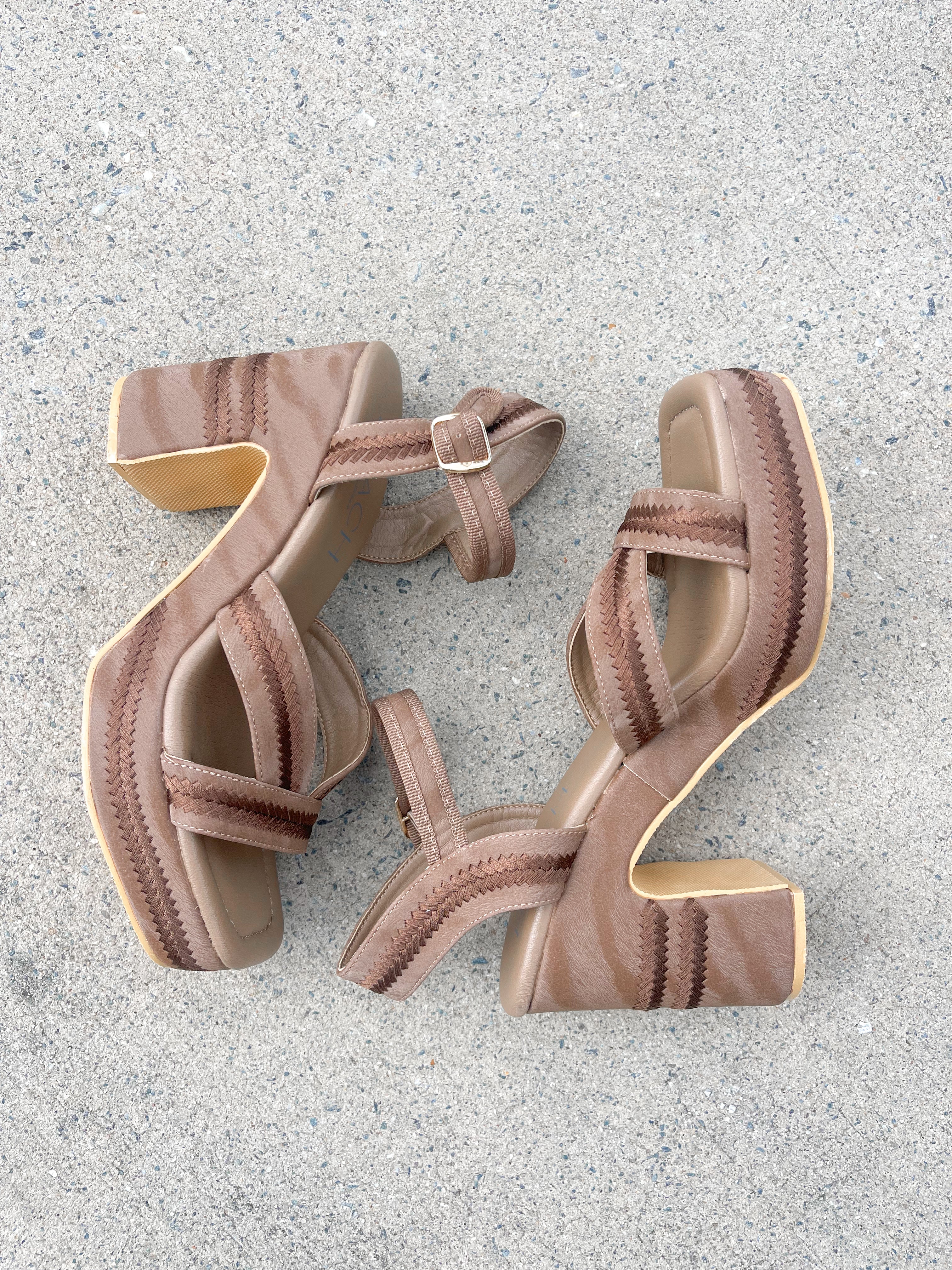 Adelaide Brown Heel