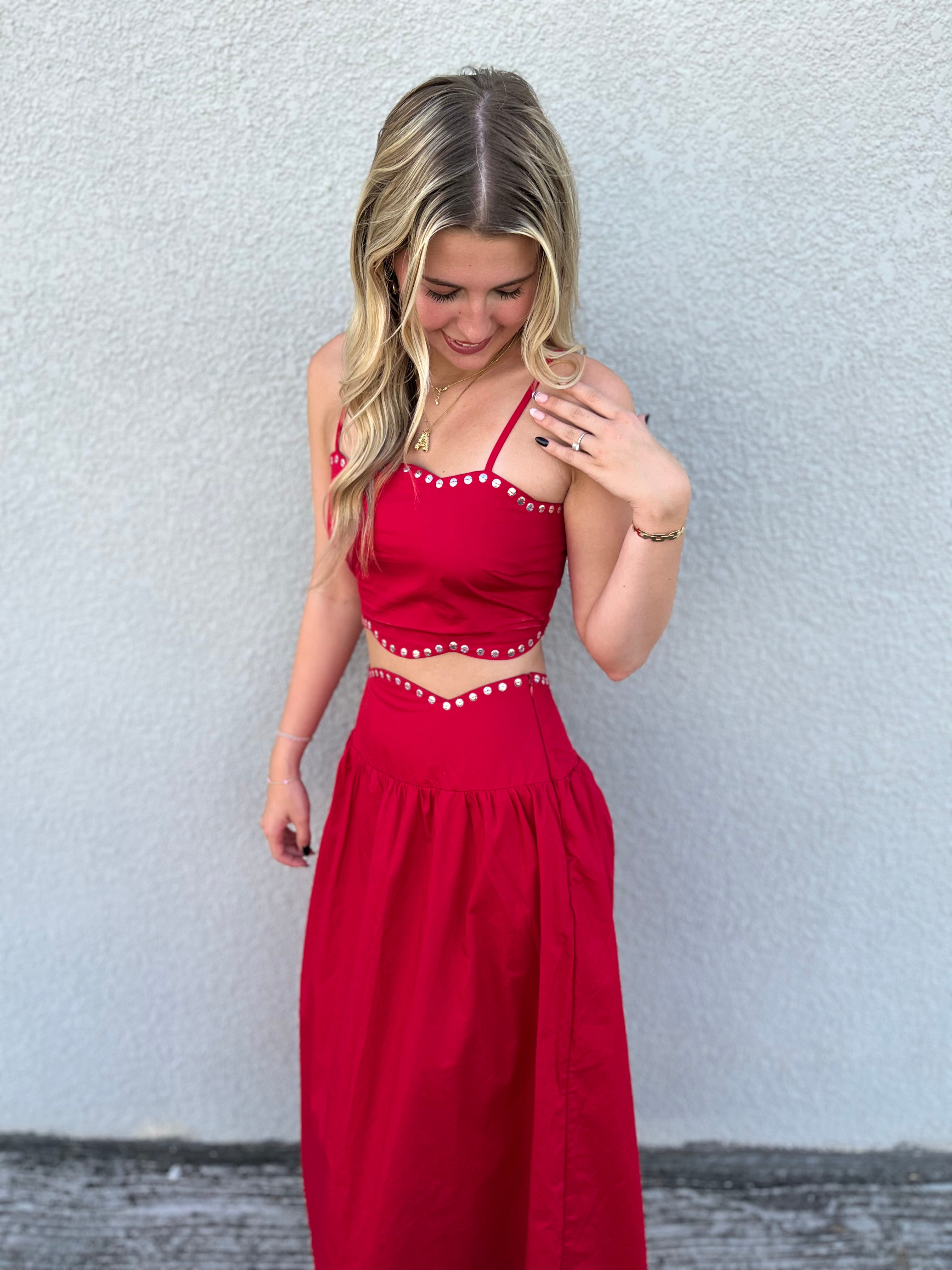 Gala Set Cropped Top