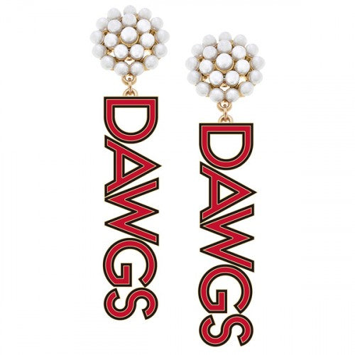 Dawgs Pearl Earrings