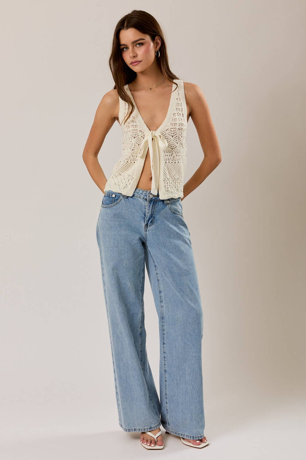 Bette Crochet Vest