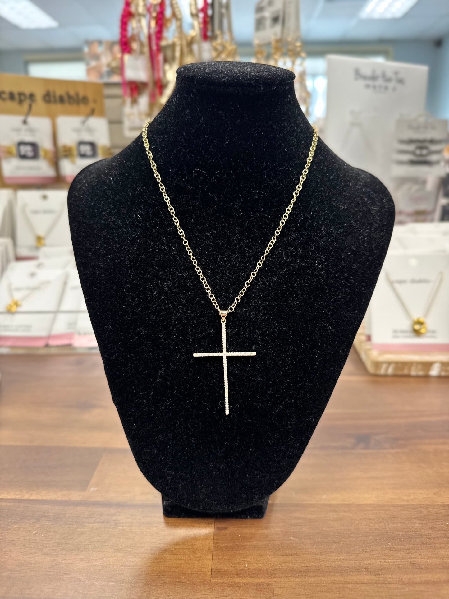 Radiance Cross Necklace