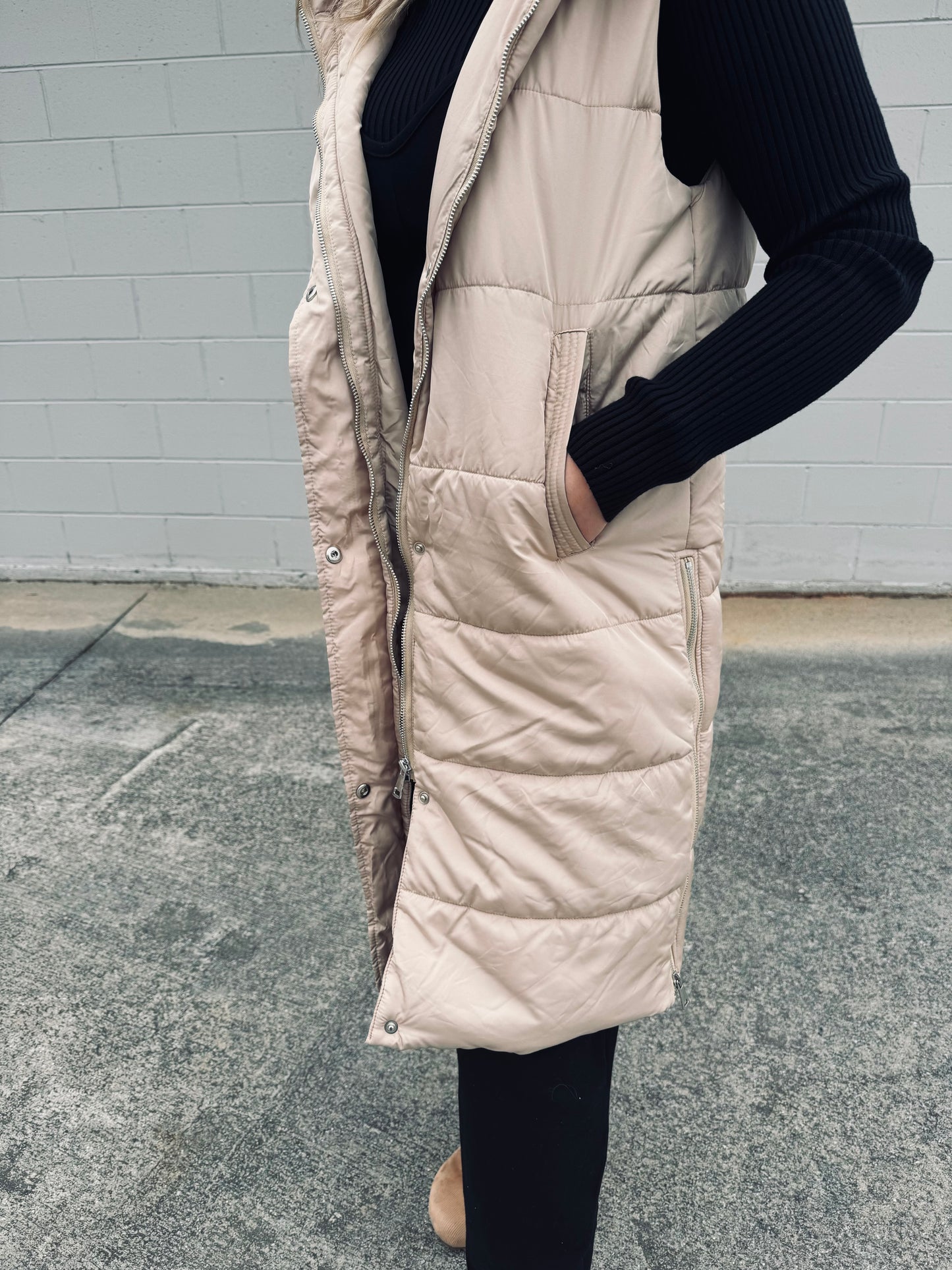 Long Puffer Vest