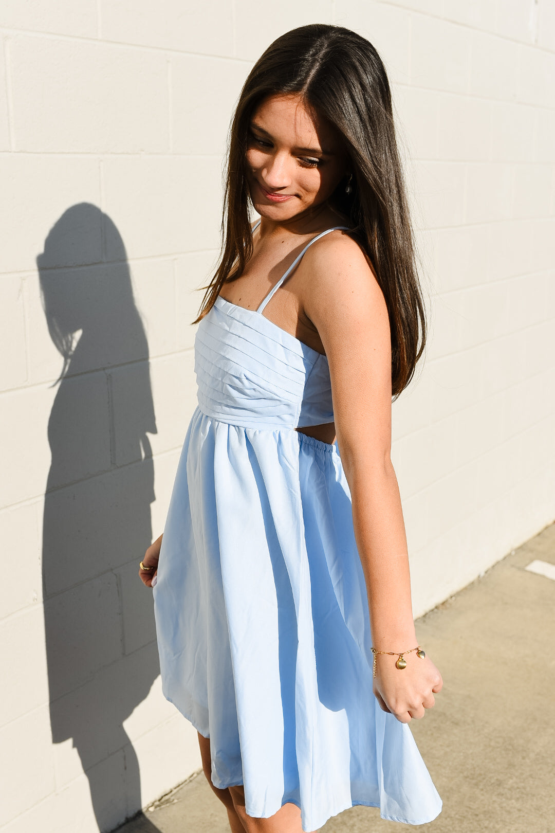 Nellie Mini Dress Large / Blue