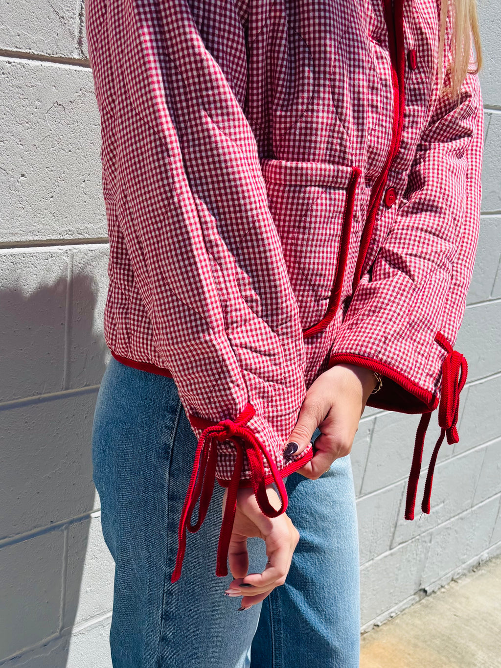 Red Gingham Jacket