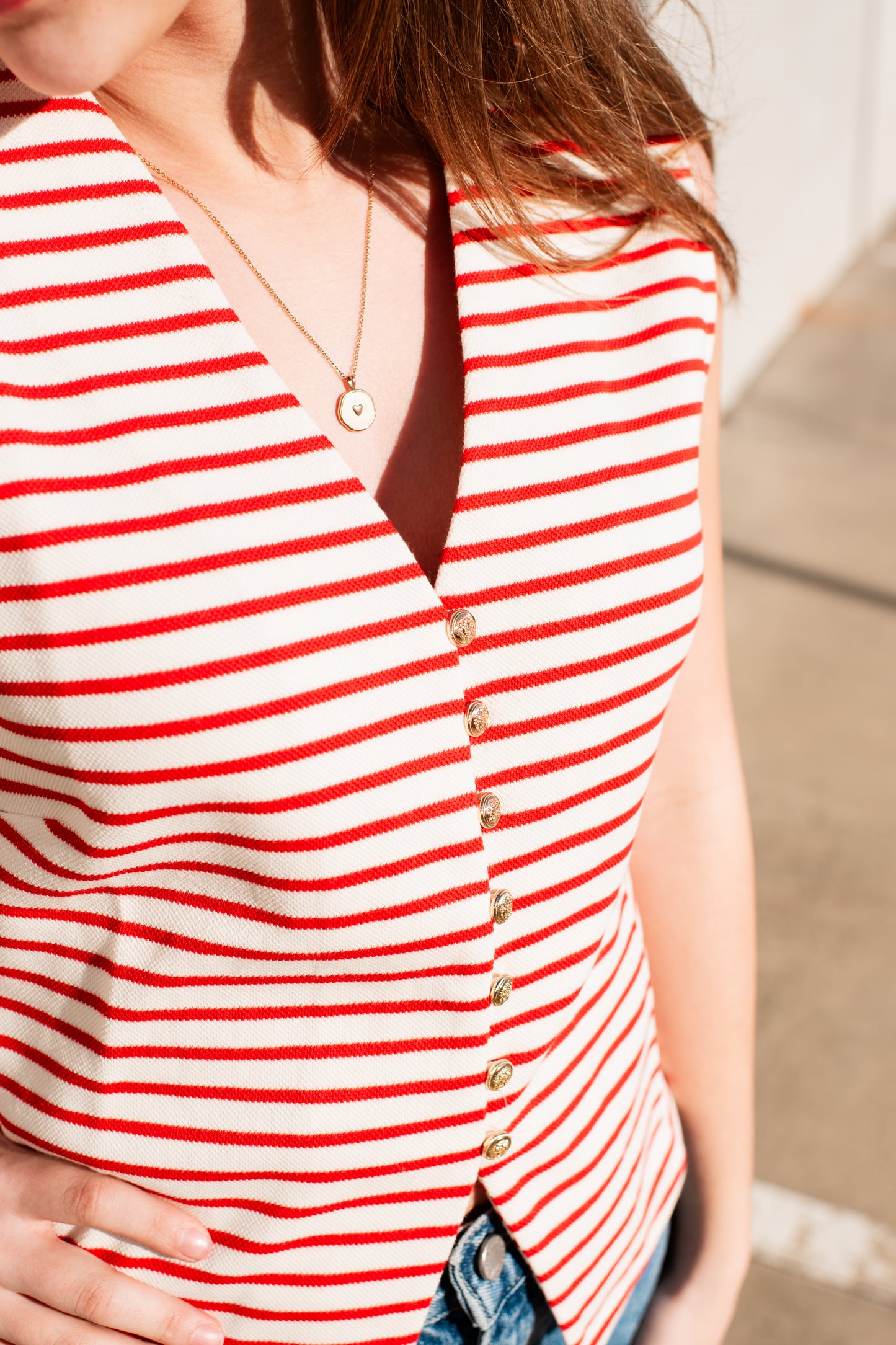 Etta Striped Top